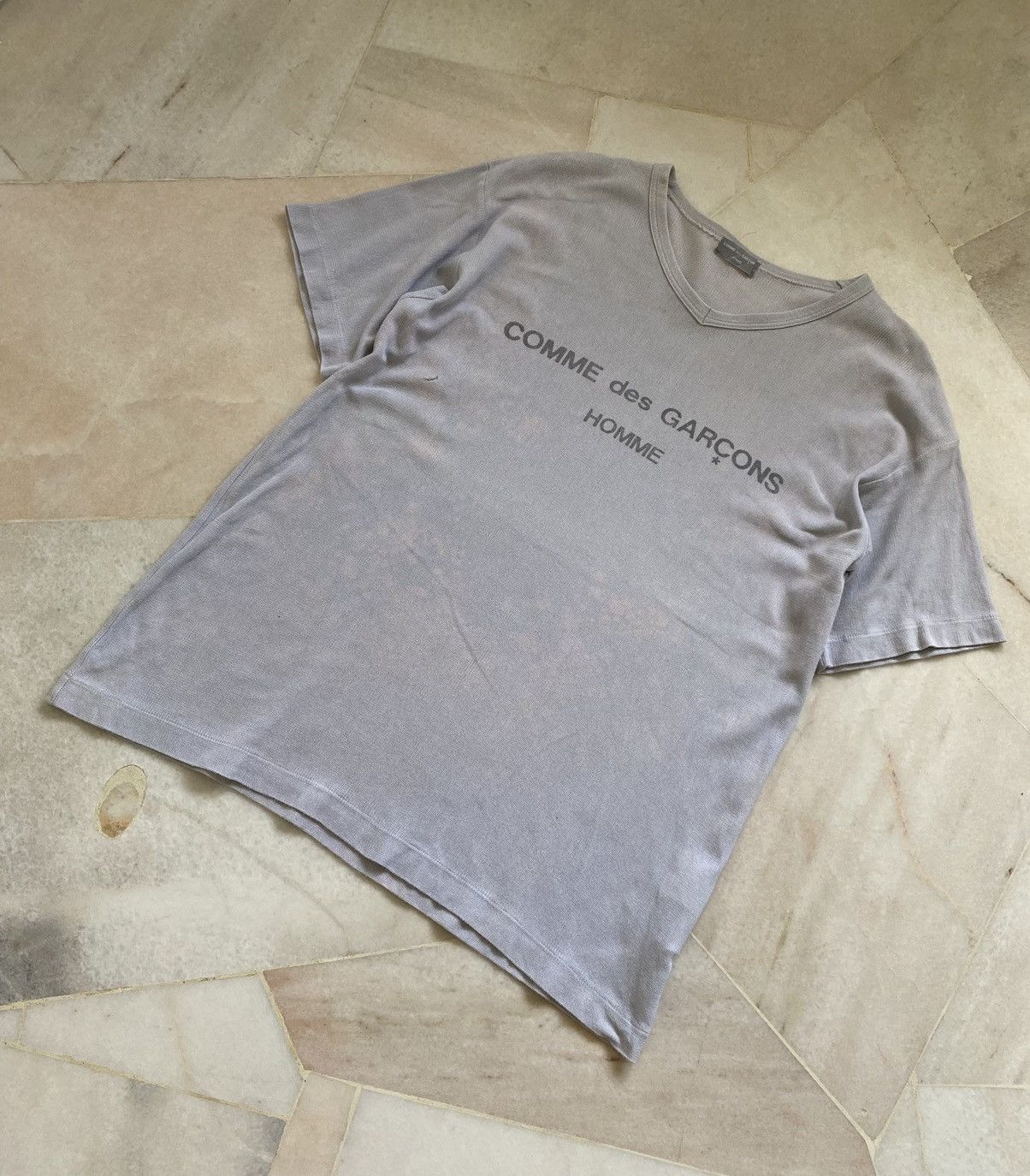 Comme des Garcons Vintage AD1996 comme des Garcons Homme Thrash Shirt Size US M / EU 48-50 / 2 - 2 Thumbnail