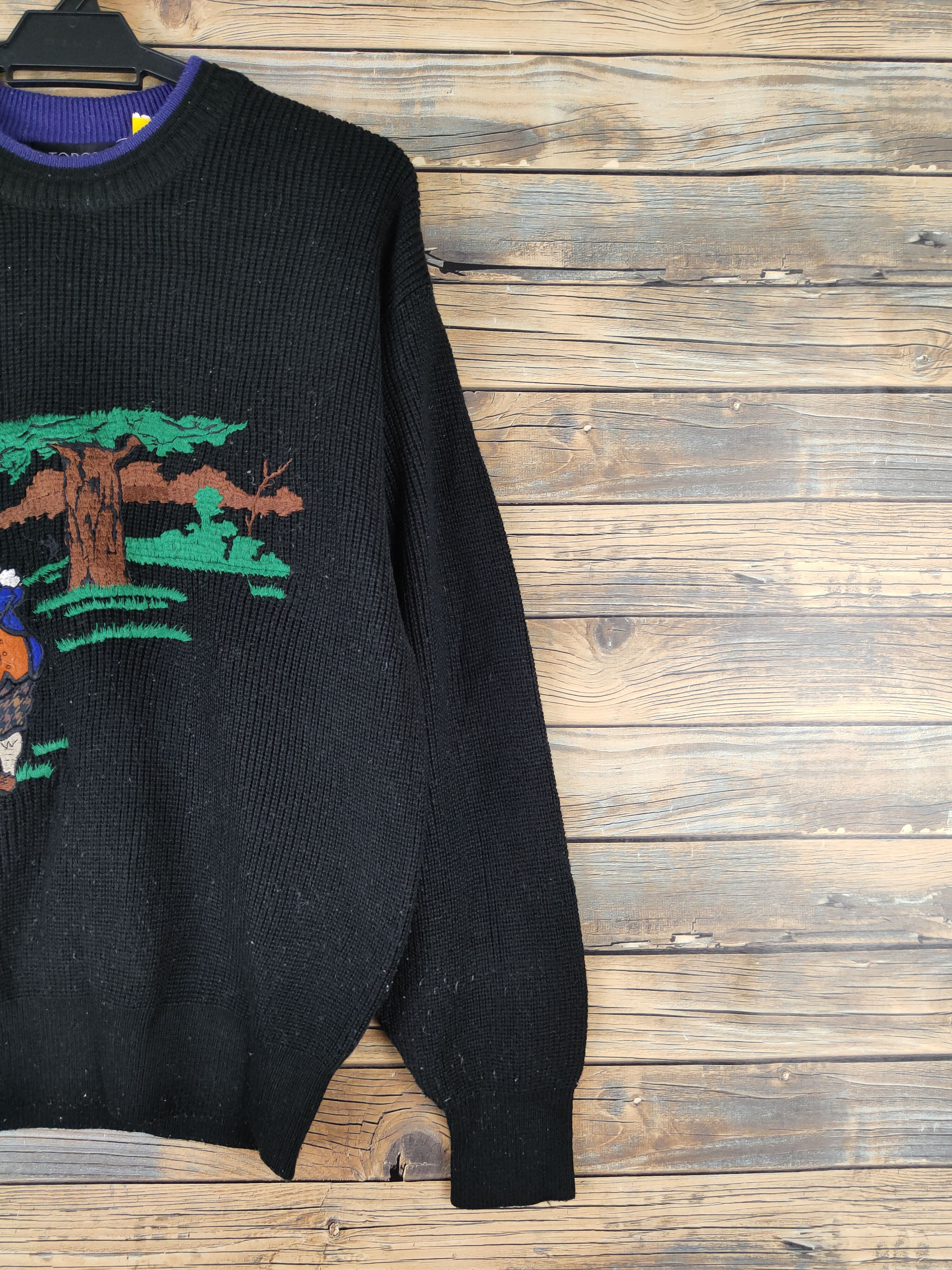 Vintage St.Torosa Black Golfing Knitwear Sweatshirts #W1445 Size US M / EU 48-50 / 2 - 6 Thumbnail