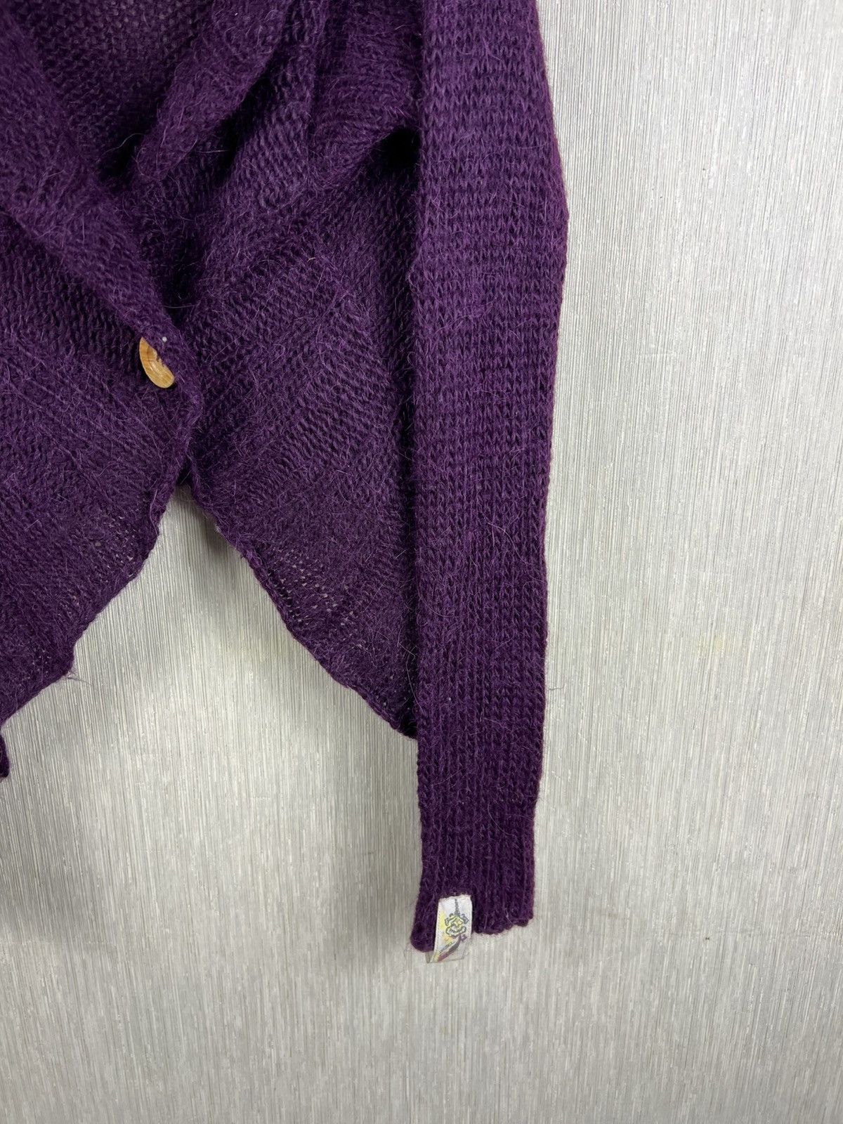 Diesel Vintage Diesel y2k alpaca open knit sweater cardigan goth Size M / US 6-8 / IT 42-44 - 5 Thumbnail