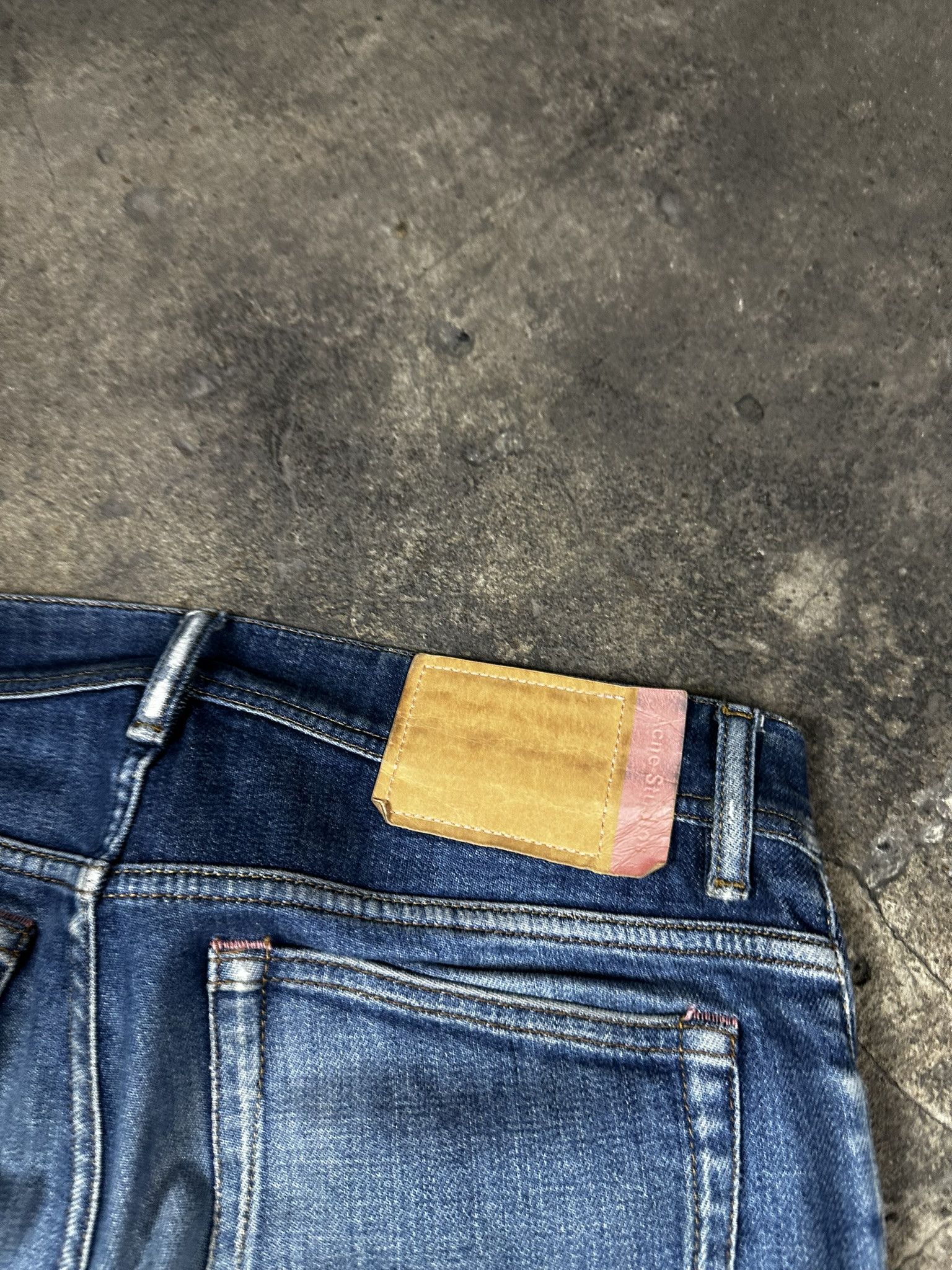 Acne Studios Acne Studios Bla Konst Faded Washed Slim Skinny Jeans Size US 31 - 6 Thumbnail