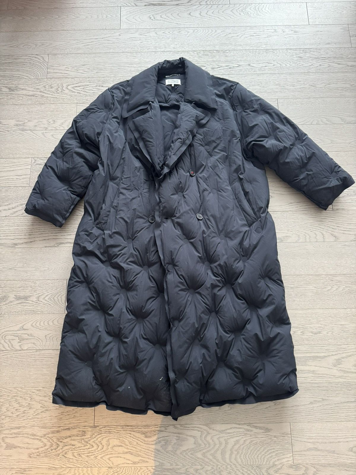 Maison Margiela Maison Margiela Padded Double-breasted Coat M blue Size US M / EU 48-50 / 2 - 1 Thumbnail