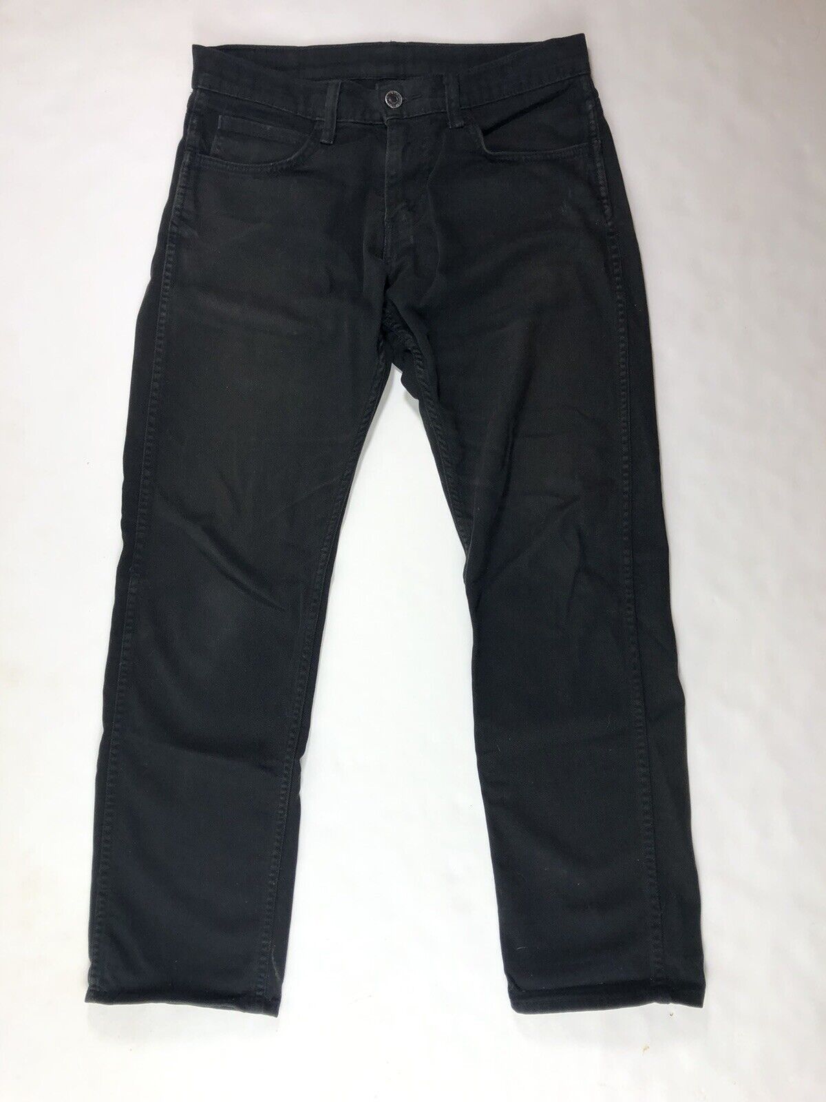 Levi's × Vintage Levis 513 Black Tab Slim Straight Stretch Jeans 31.5 x 28.5 Size US 31 - 9 Thumbnail
