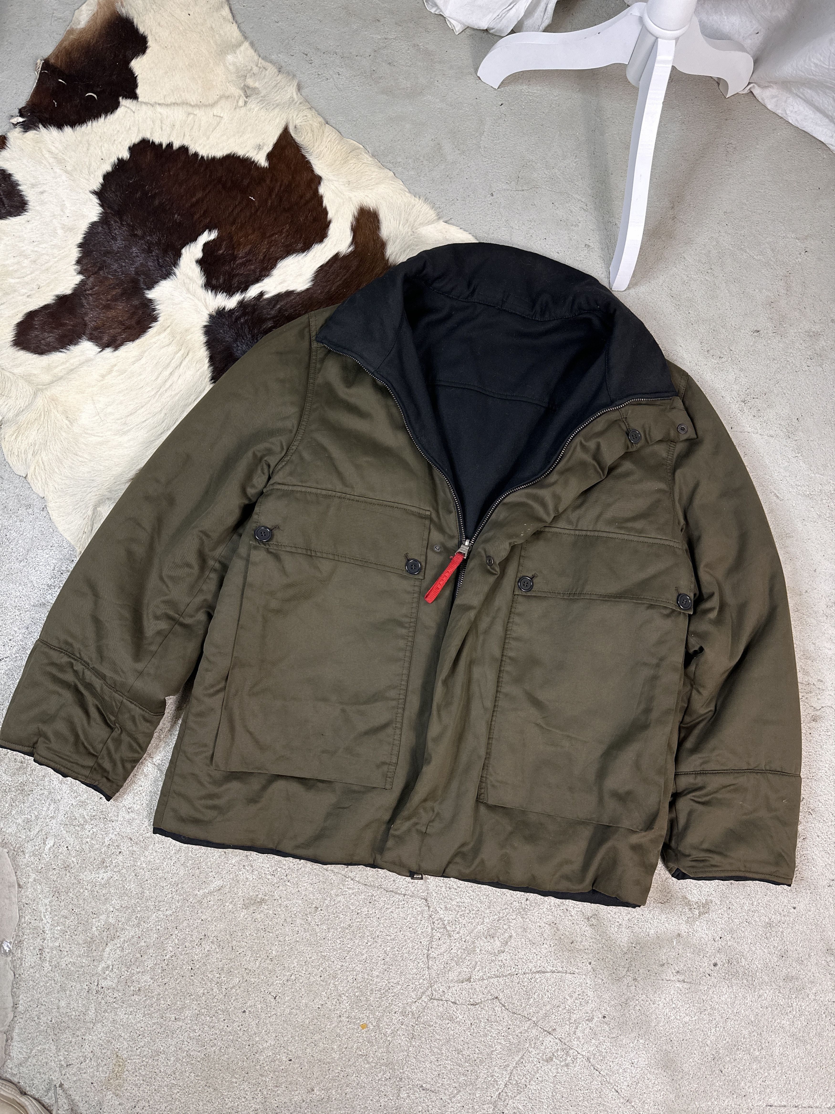 Prada × Vintage Vintage Prada Reversible Jacket Size US XL / EU 56 / 4 - 6 Thumbnail