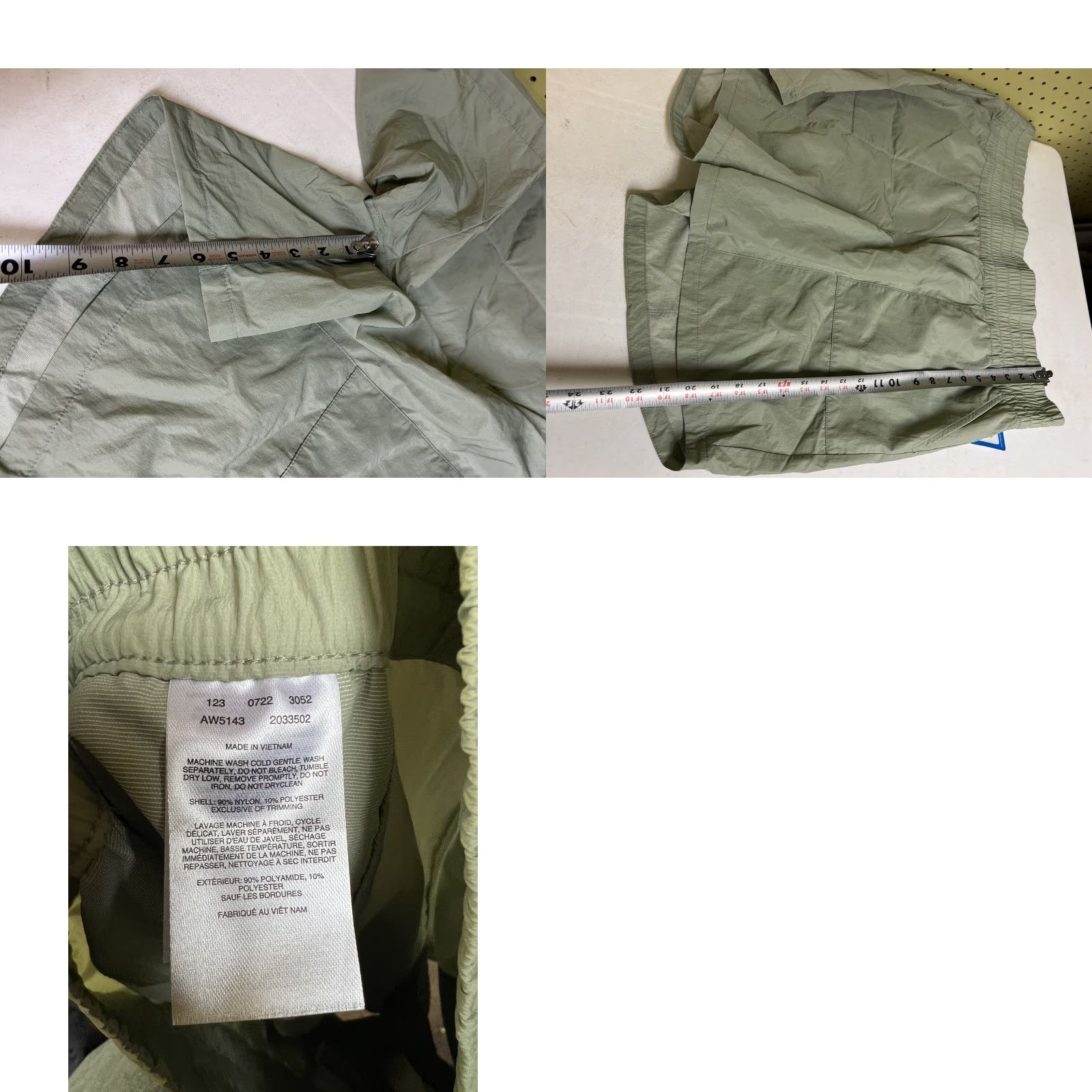 Vintage New Columbia Nylon Shorts Tan Swimming Fishing Camp Shorts Womens 2X NWT Size 40" / US 18 - 8 Thumbnail