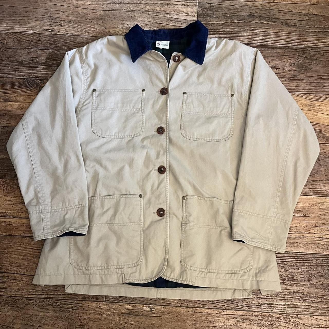 Vintage Vintage 90’s Chore Jacket with Flannel Lined Size US L / EU 52-54 / 3 - 1 Thumbnail