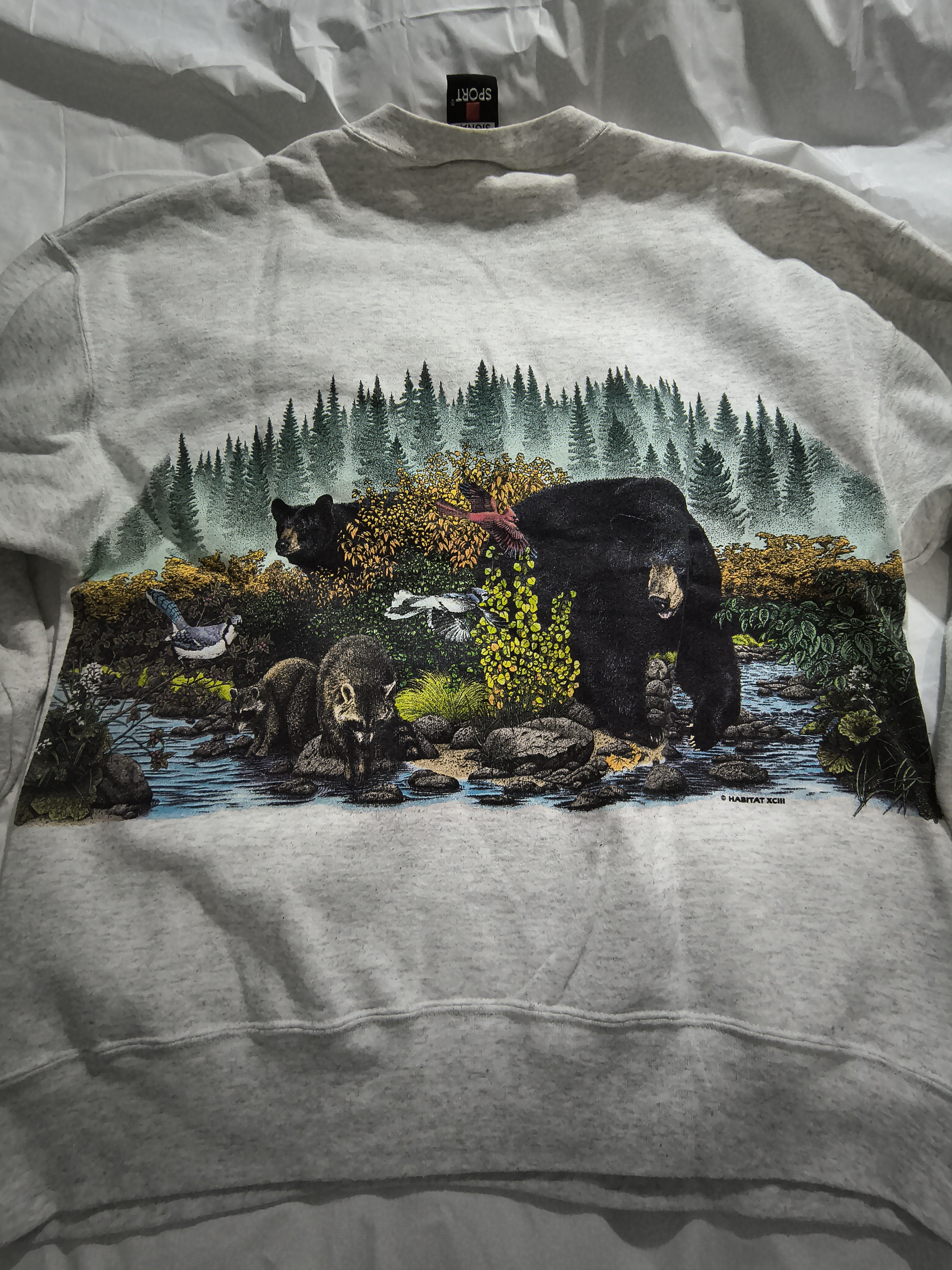 Signal Sport nature porcupine mountain Michigan wrap around sweater Size US XL / EU 56 / 4 - 8 Thumbnail
