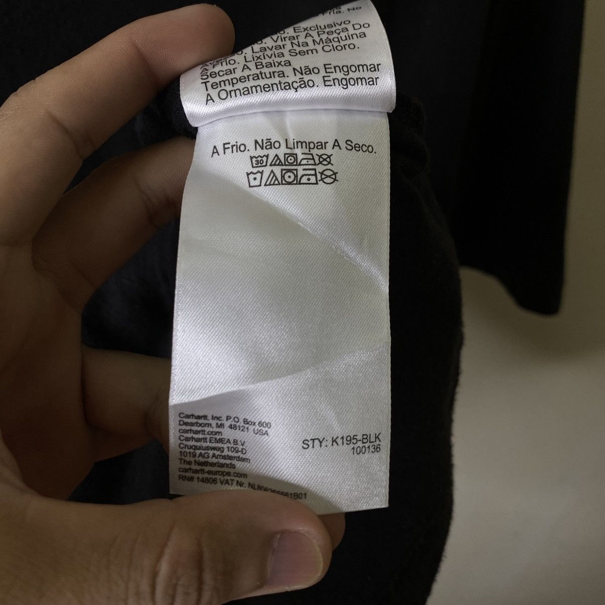 Carhartt Carhartt Loose Fit Black T Shirt Size US L / EU 52-54 / 3 - 8 Thumbnail