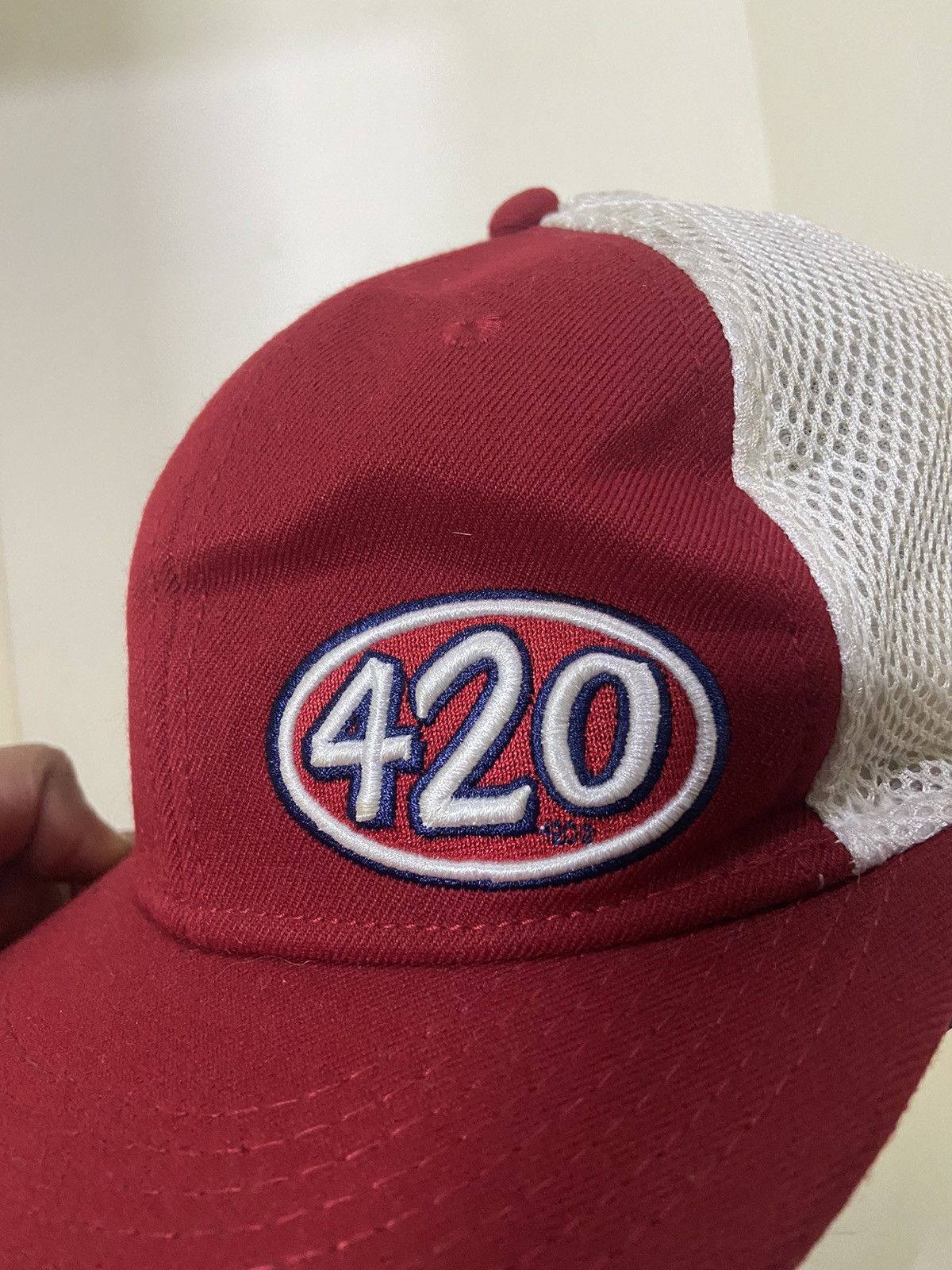 Vintage 420 headwear build up American style hat Size ONE SIZE - 3 Thumbnail