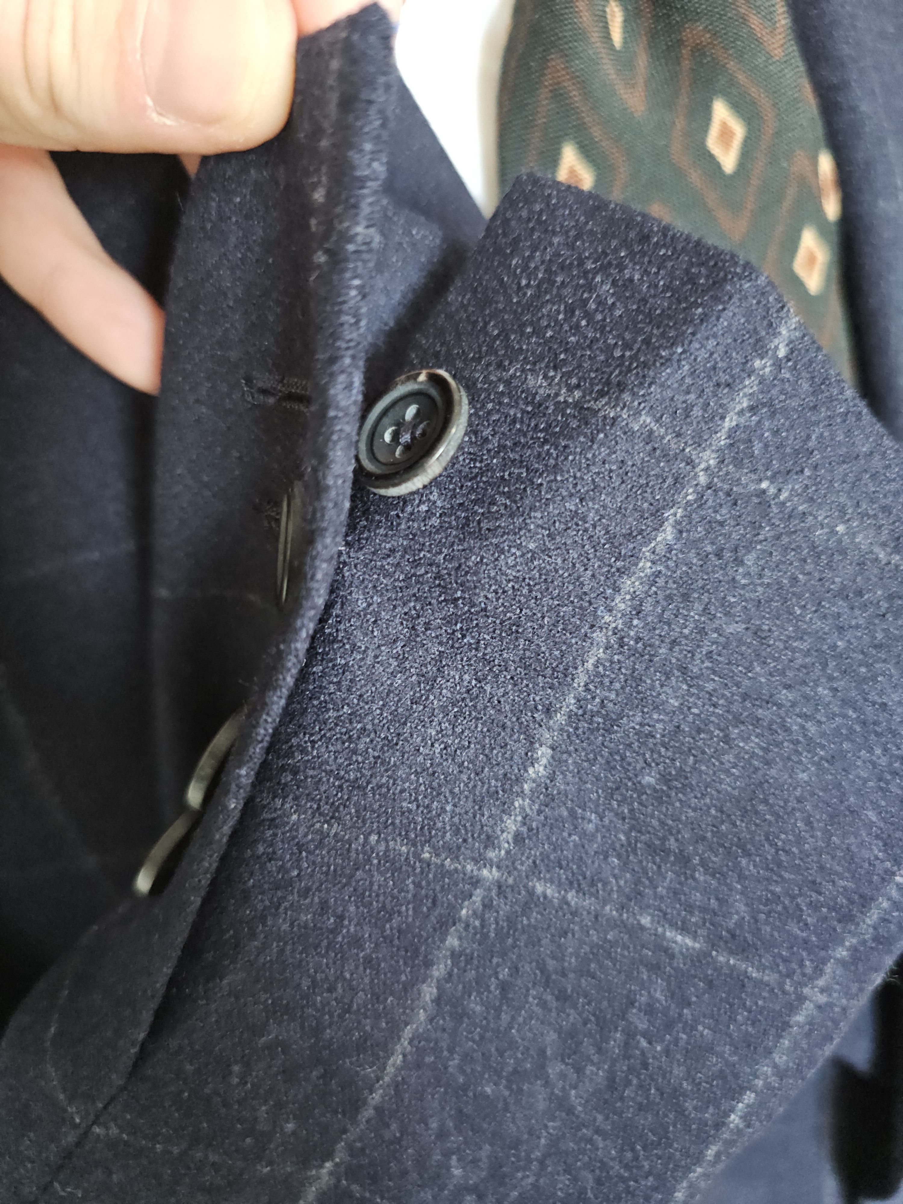 Hackett Hackett Savile Row Striped Blazer Jacket Wool Cashmere Size 42L - 10 Thumbnail