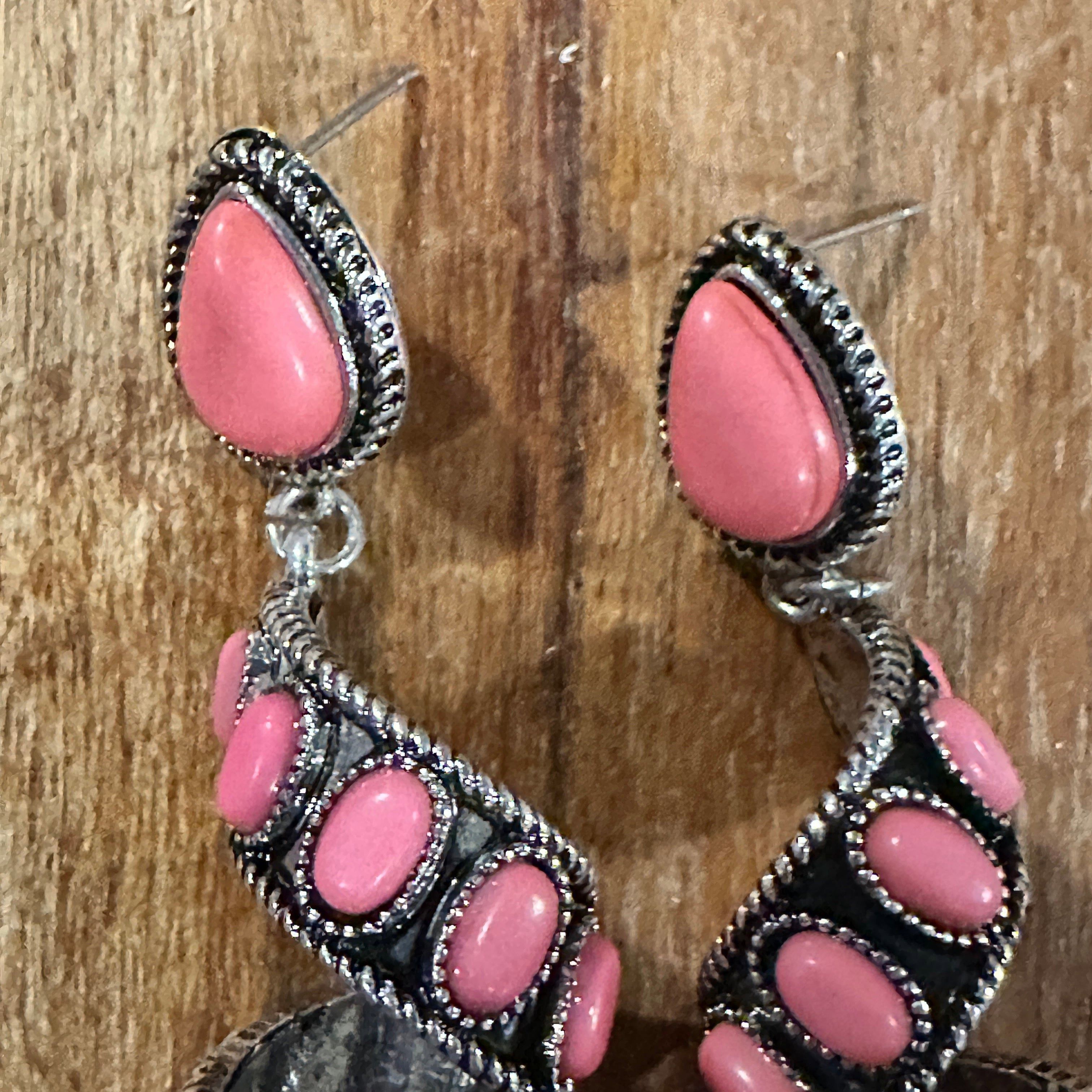 Other Boho Hippie Chic Peachy Dreams Teardrop Western Dangle Earri Size ONE SIZE - 9 Thumbnail