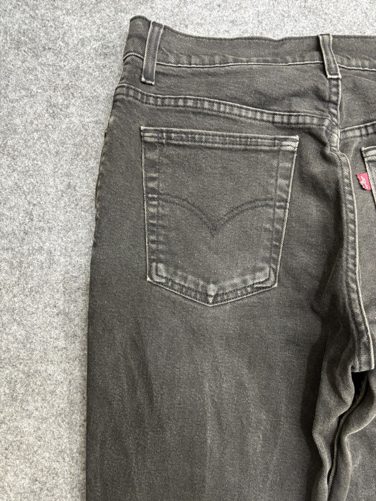 Levi's 💥Vintage Flare💥Levis 517 Flare Superblack Denim F609 Size US 32 / EU 48 - 14 Thumbnail