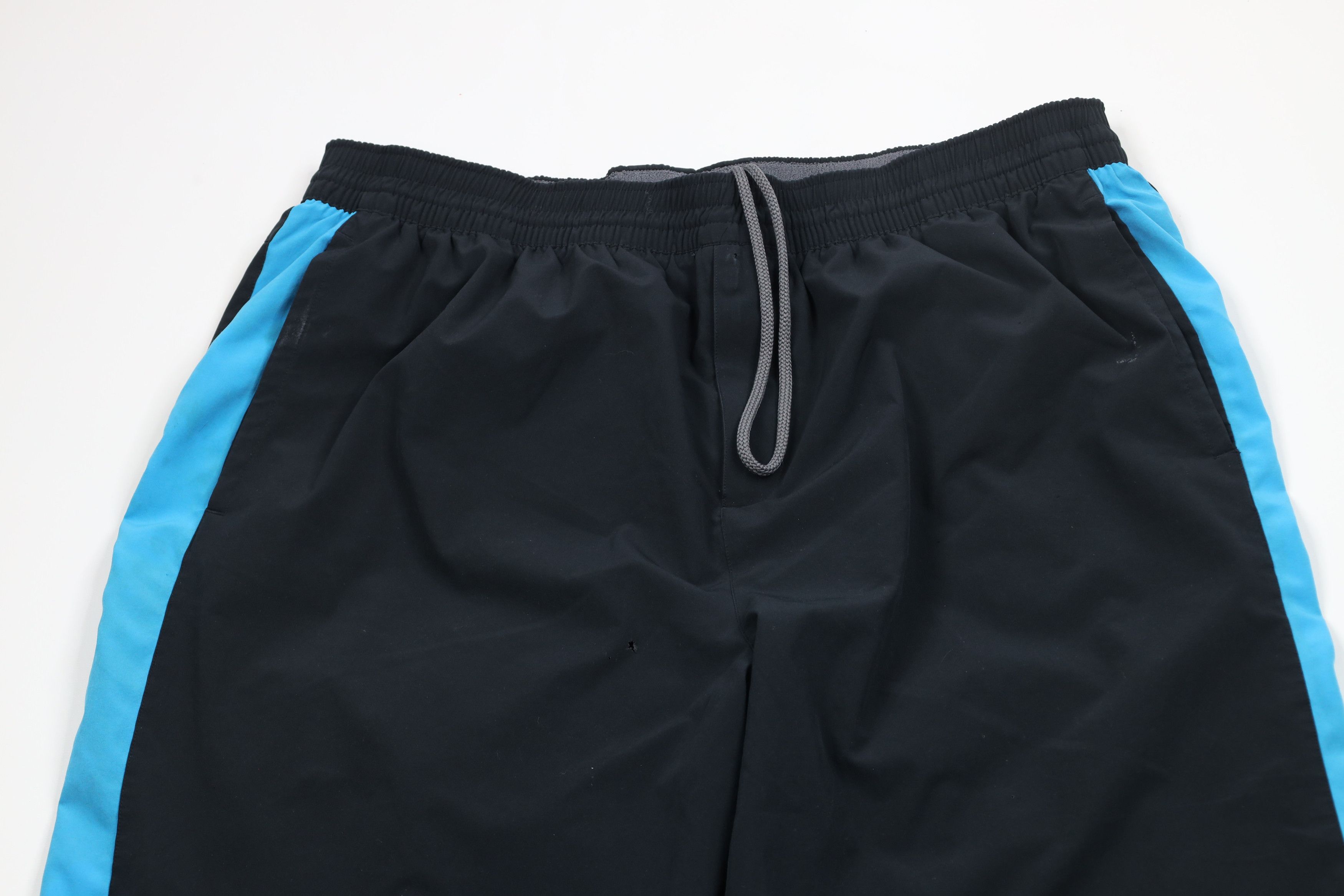 Under Armour × Vintage Under Armour Spell Out Loose Fit Wide Leg Pants Black Size US 40 / EU 56 - 2 Thumbnail