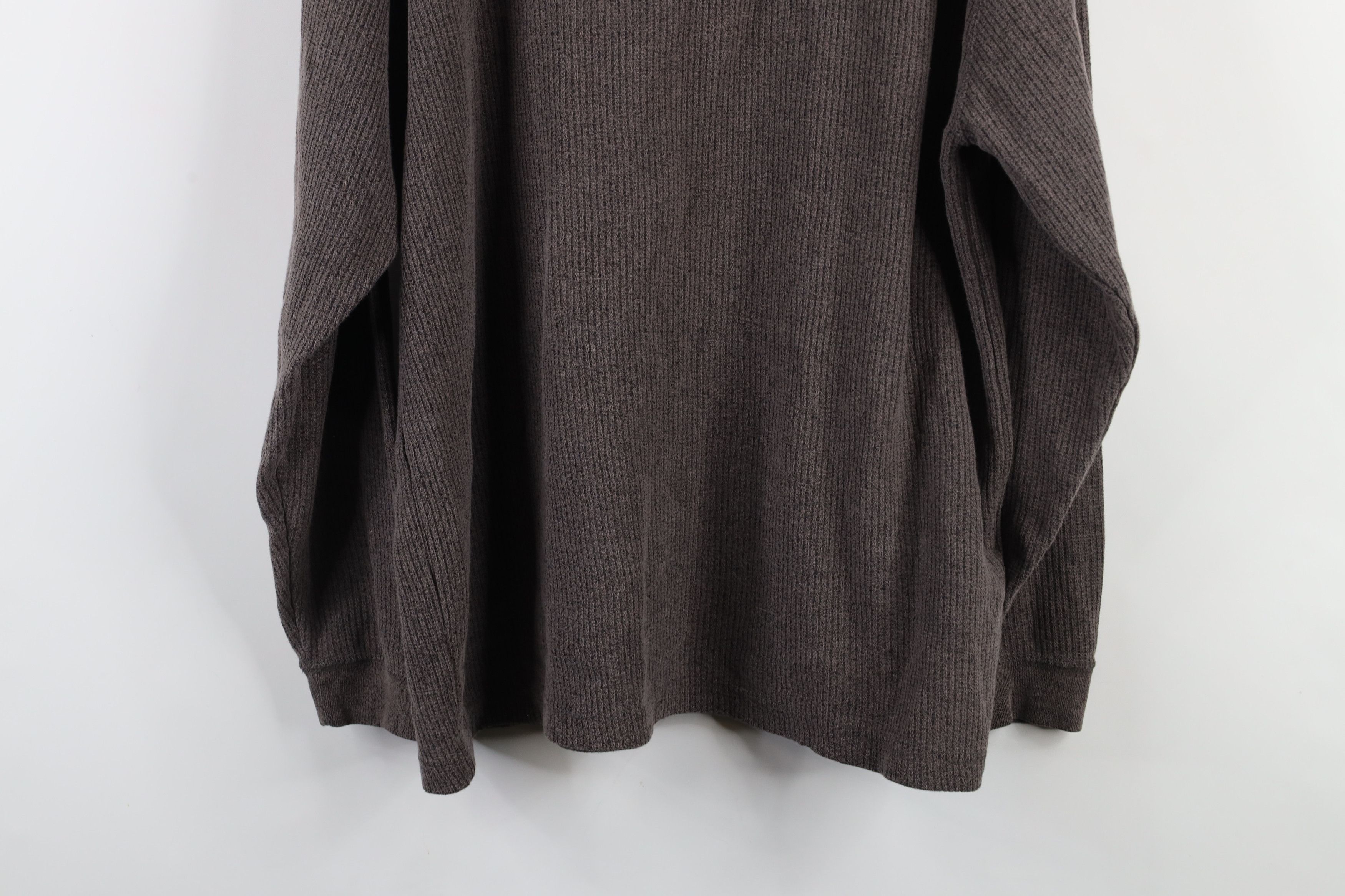 Vintage Vintage 90s Streetwear Knit Long Sleeve Henley T-Shirt Size US XL / EU 56 / 4 - 10 Thumbnail