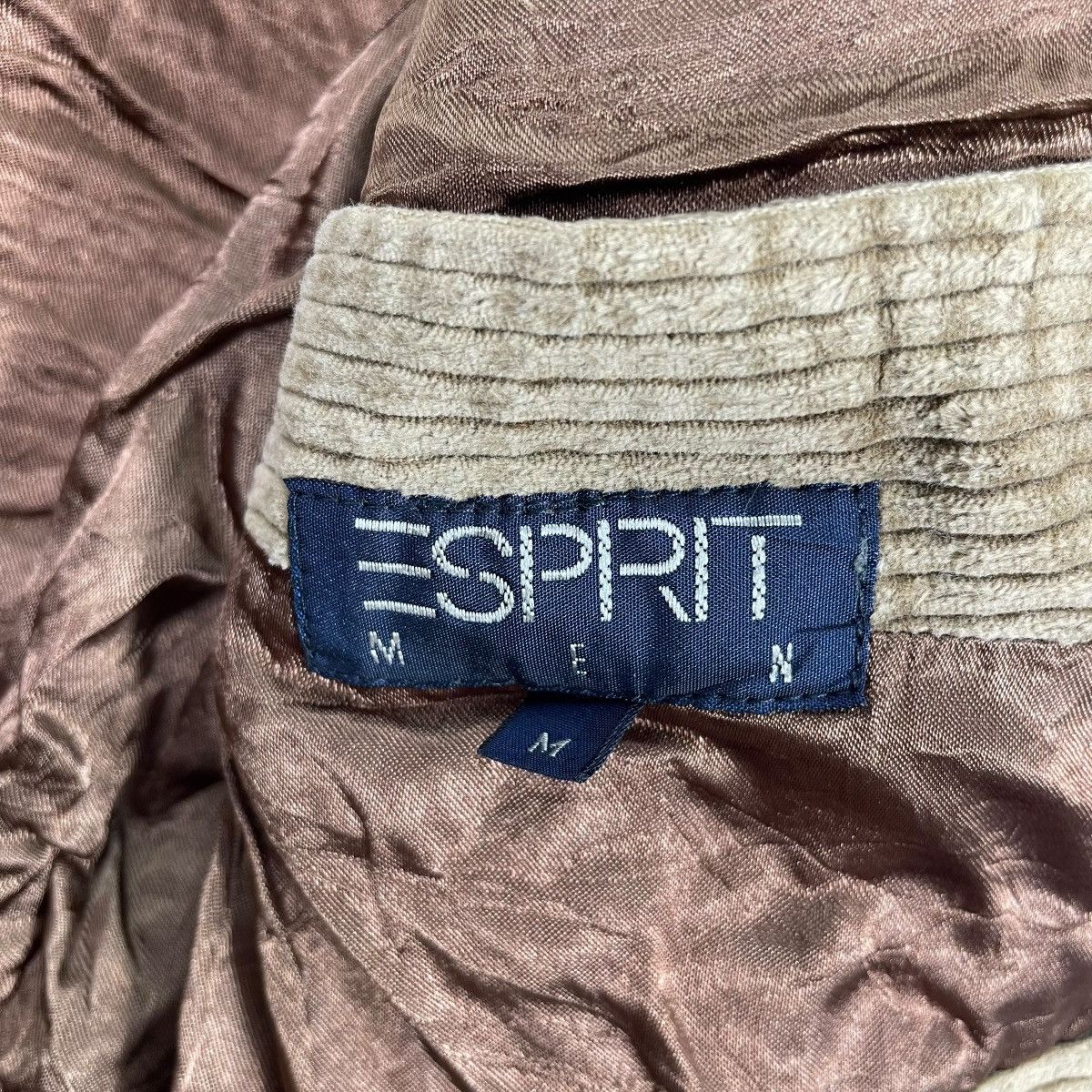 Esprit Vintage ESPRIT Men Corduroy Coat Jacket Size US M / EU 48-50 / 2 - 7 Thumbnail