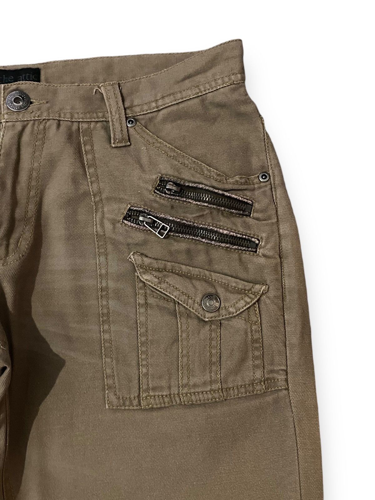 In The Attic In The Attic Japan Multipocket Beige Buckleback Button Denim Size US 32 / EU 48 - 6 Thumbnail