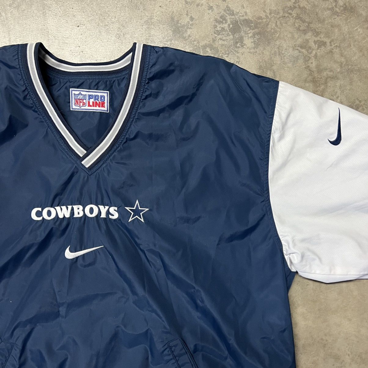 NFL × Nike × Vintage Vintage 90’s NFL Dallas Cowboys Nike Reversible Jacket Size US XL / EU 56 / 4 - 6 Thumbnail