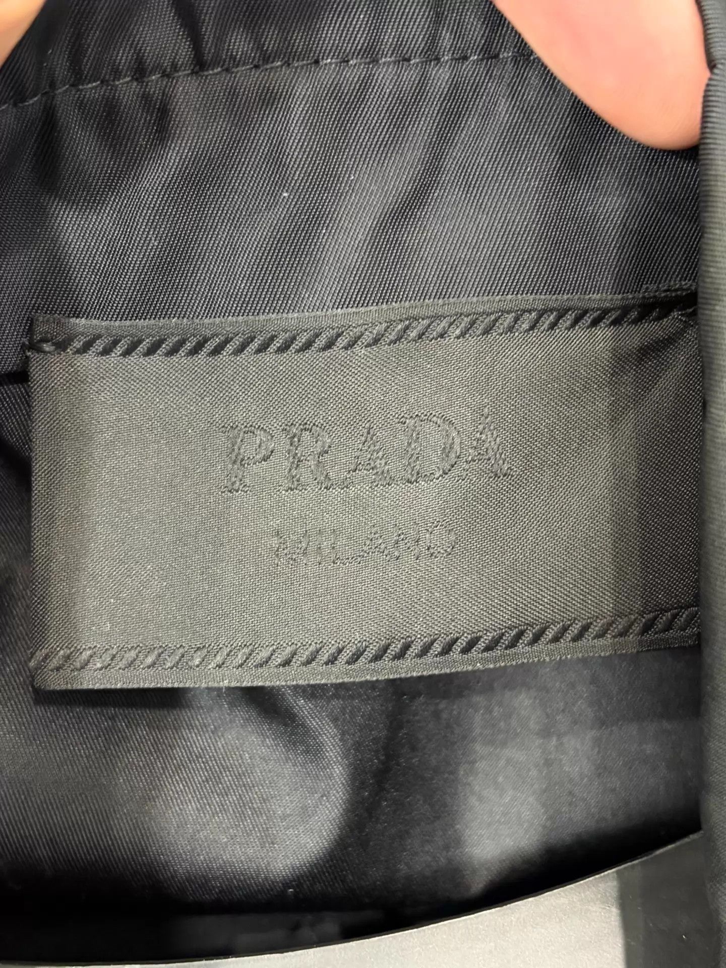 Prada Prada Triangle Logo Nylon Short-Sleeve Shirt Black L Size US L / EU 52-54 / 3 - 3 Thumbnail