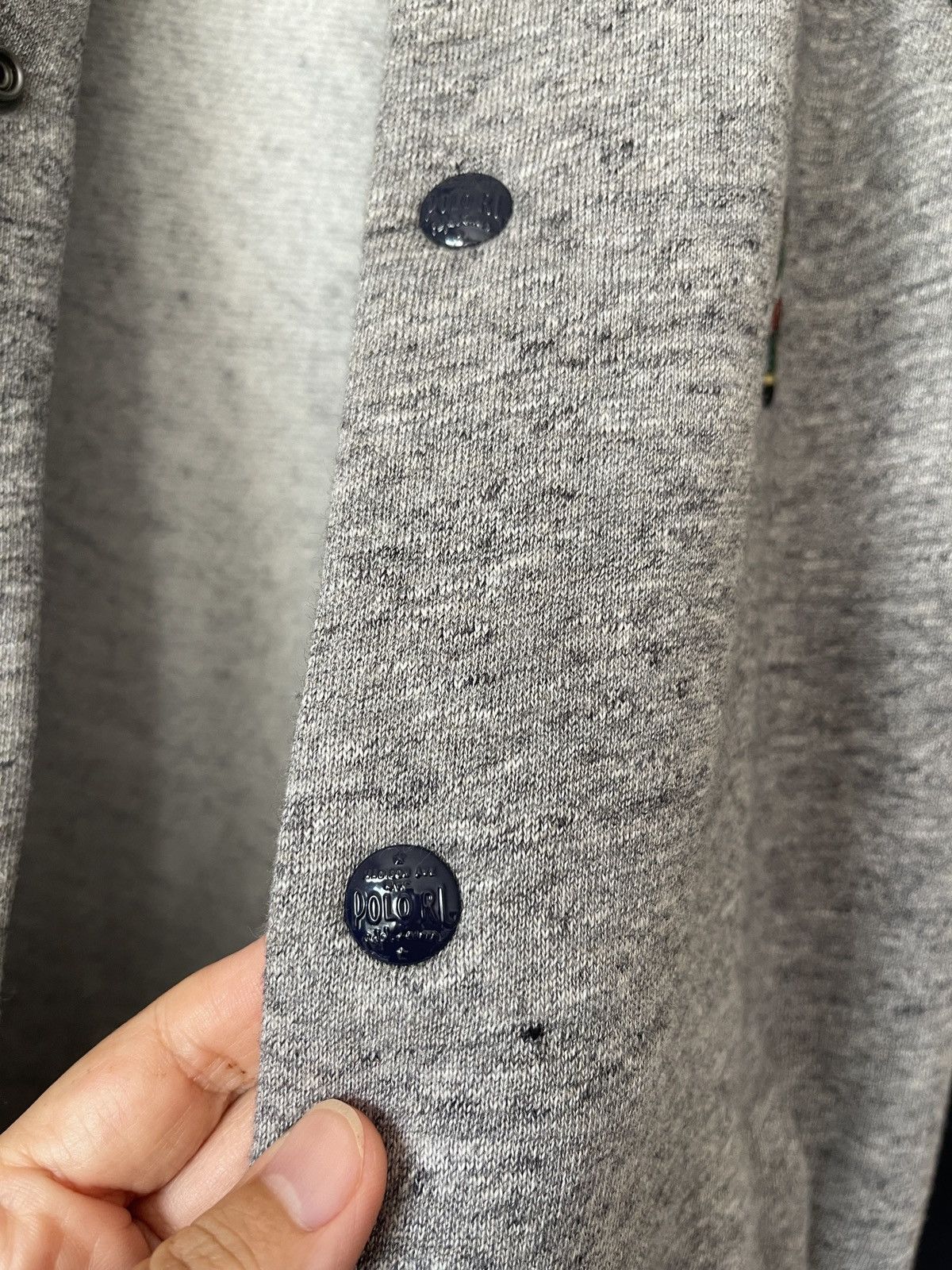 Polo Ralph Lauren Polo Ralph Lauren Dark Vintage Heather Laurel Crest Fleece Size US S / EU 44-46 / 1 - 4 Thumbnail