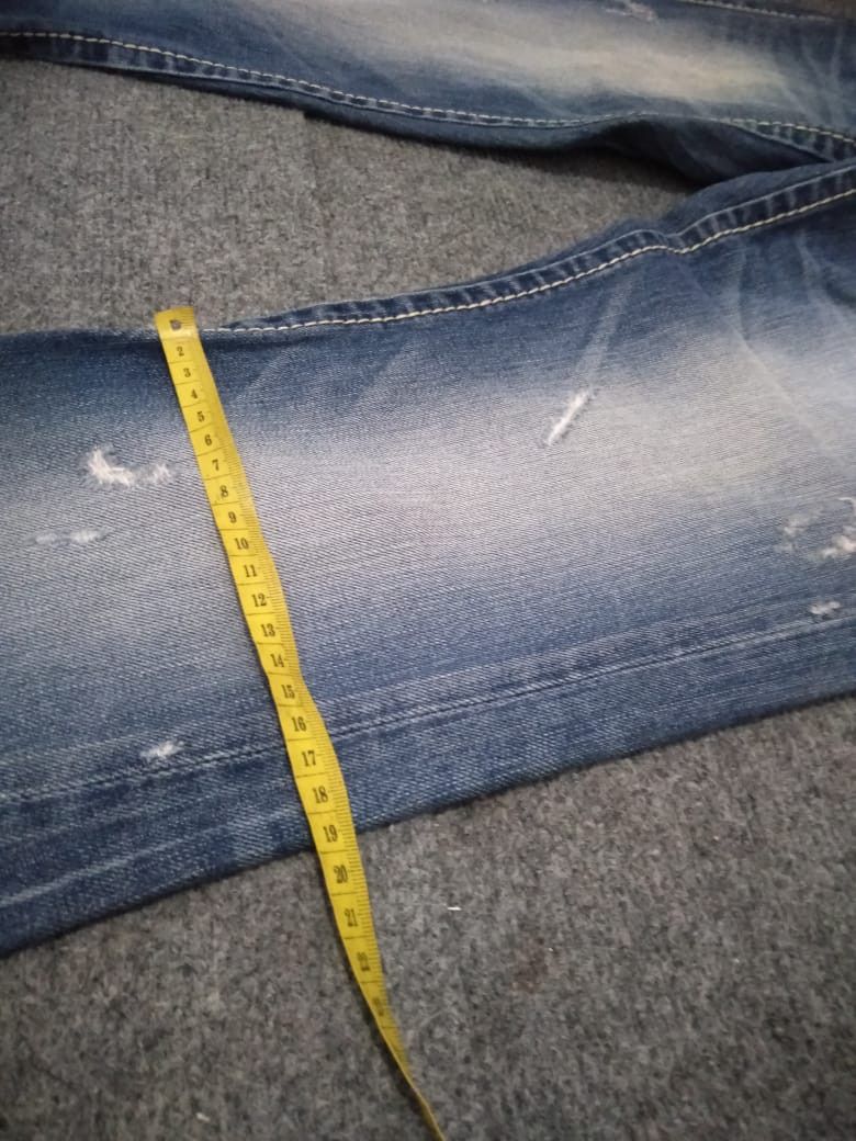 If Six Was Nine × Japanese Brand × Le Grande Bleu (L.G.B.) Denim Buckaaro Distrassed lgb style Size US 31 - 9 Thumbnail