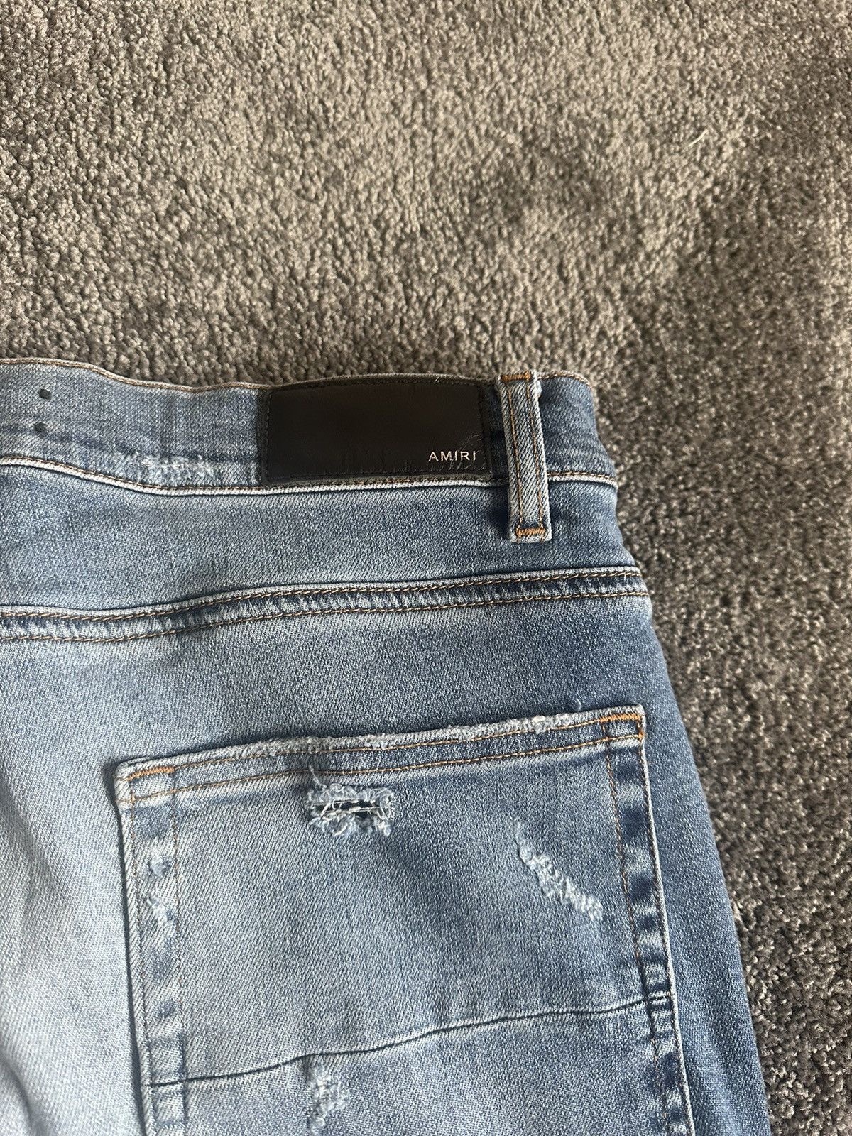 Amiri Amiri Indigo Distressed Jeans Size US 34 / EU 50 - 8 Thumbnail