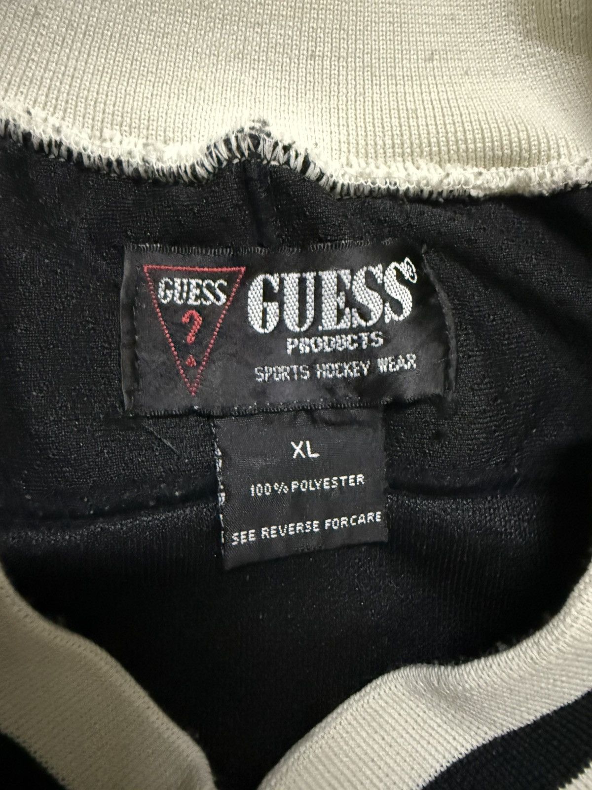 Guess Very rare Vintage 90’s Guess Hockey jersey Size US XXL / EU 58 / 5 - 3 Thumbnail