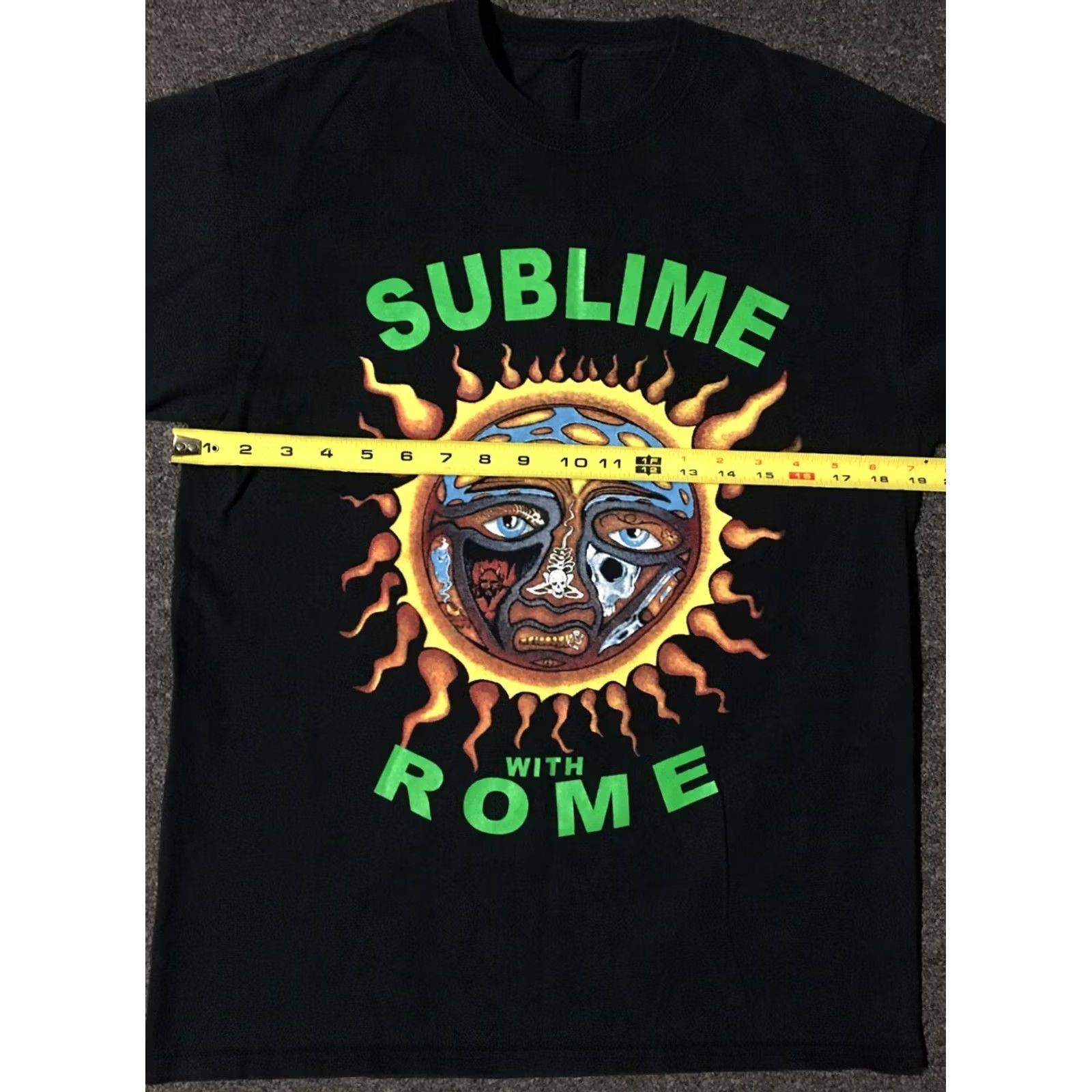 Drome Sublime With Rome 2015 Tour Shirt M Concert Punk Rock Nirvana 311 Grunge Vtg 90s Shirt Mens Black Graphic Tee Hippoie? Size US M / EU 48-50 / 2 - 6 Thumbnail