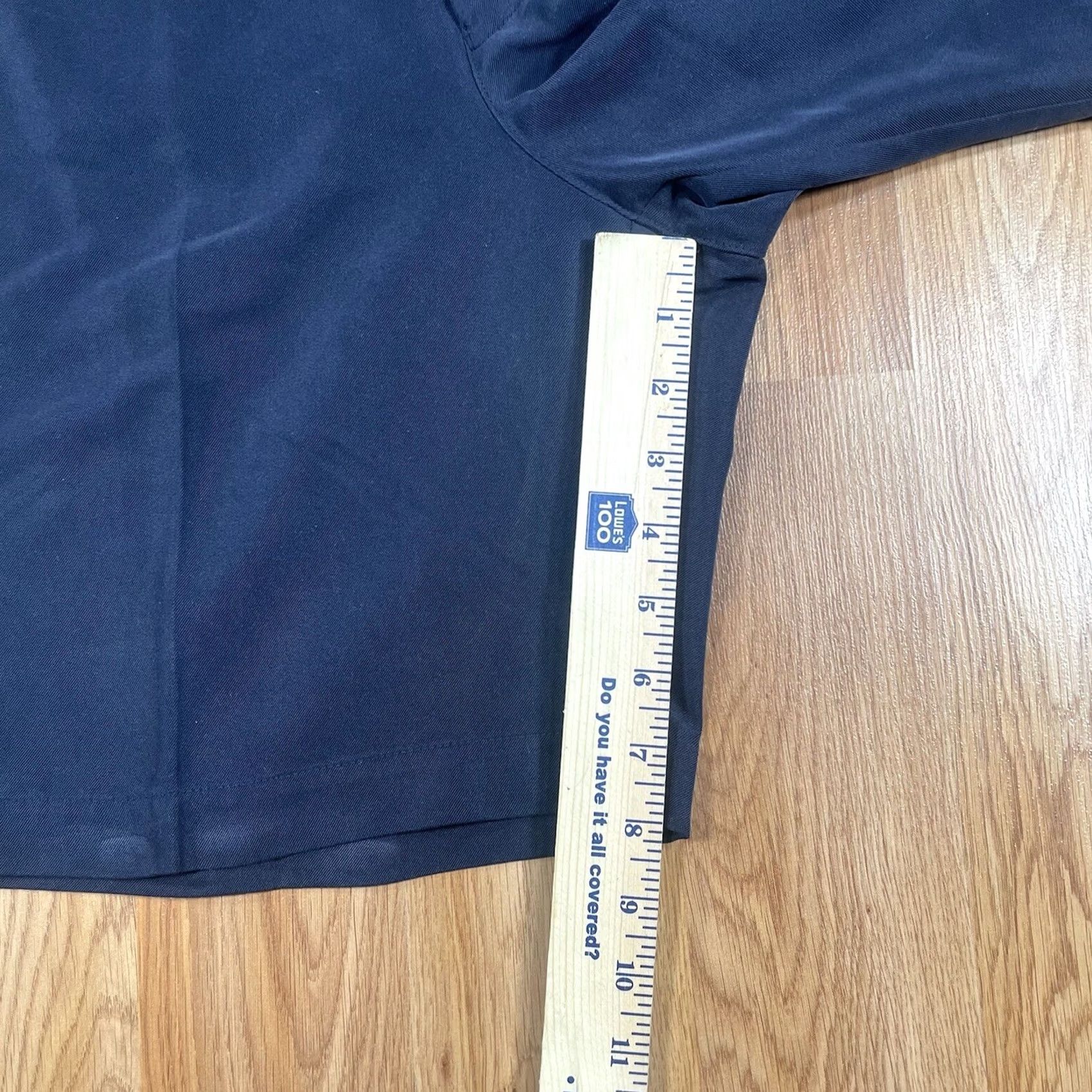 Alfani Alfani Mens Bermuda Flat Front Khaki Chino Slack Shorts Size 36 Navy Blue Shirt Size US 36 / EU 52 - 6 Thumbnail