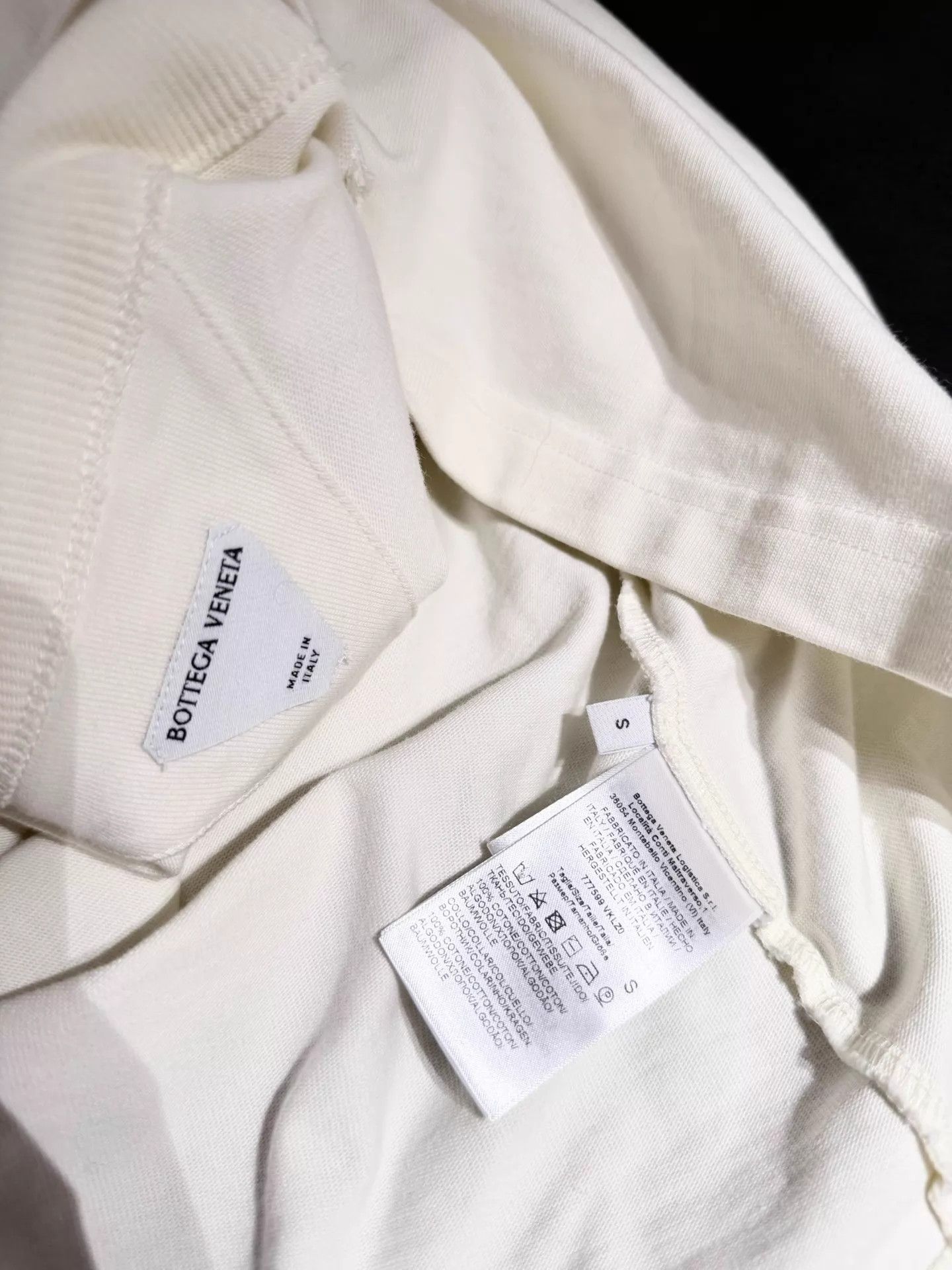 Bottega Veneta BV 24SS chalk white crewneck short-sleeve tee S new Size US S / EU 44-46 / 1 - 5 Thumbnail