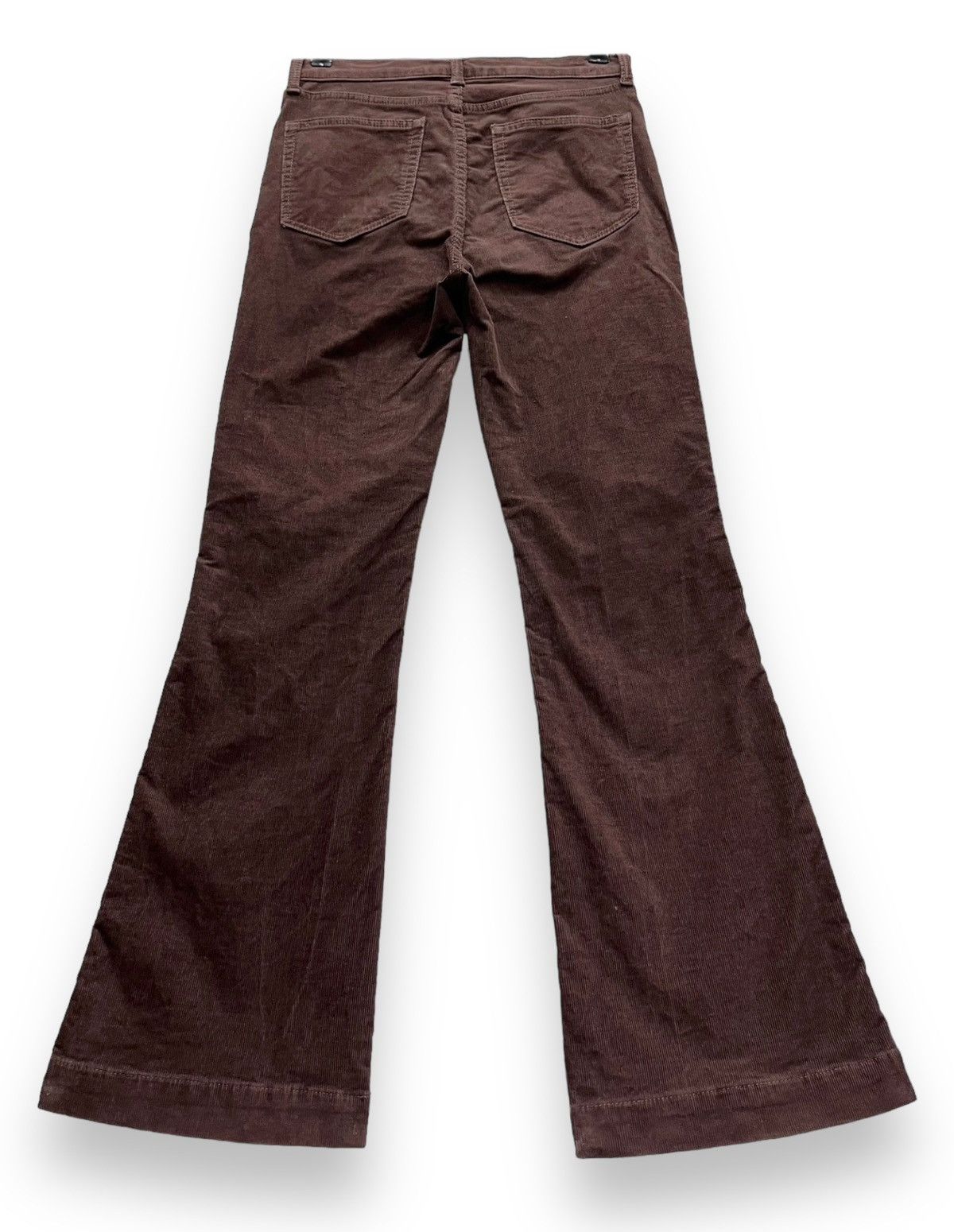 Gap FYE BUTTON FLY🔥GAP Classic Stretch Corduroy High Rise Flare Size US 28 / EU 44 - 6 Thumbnail