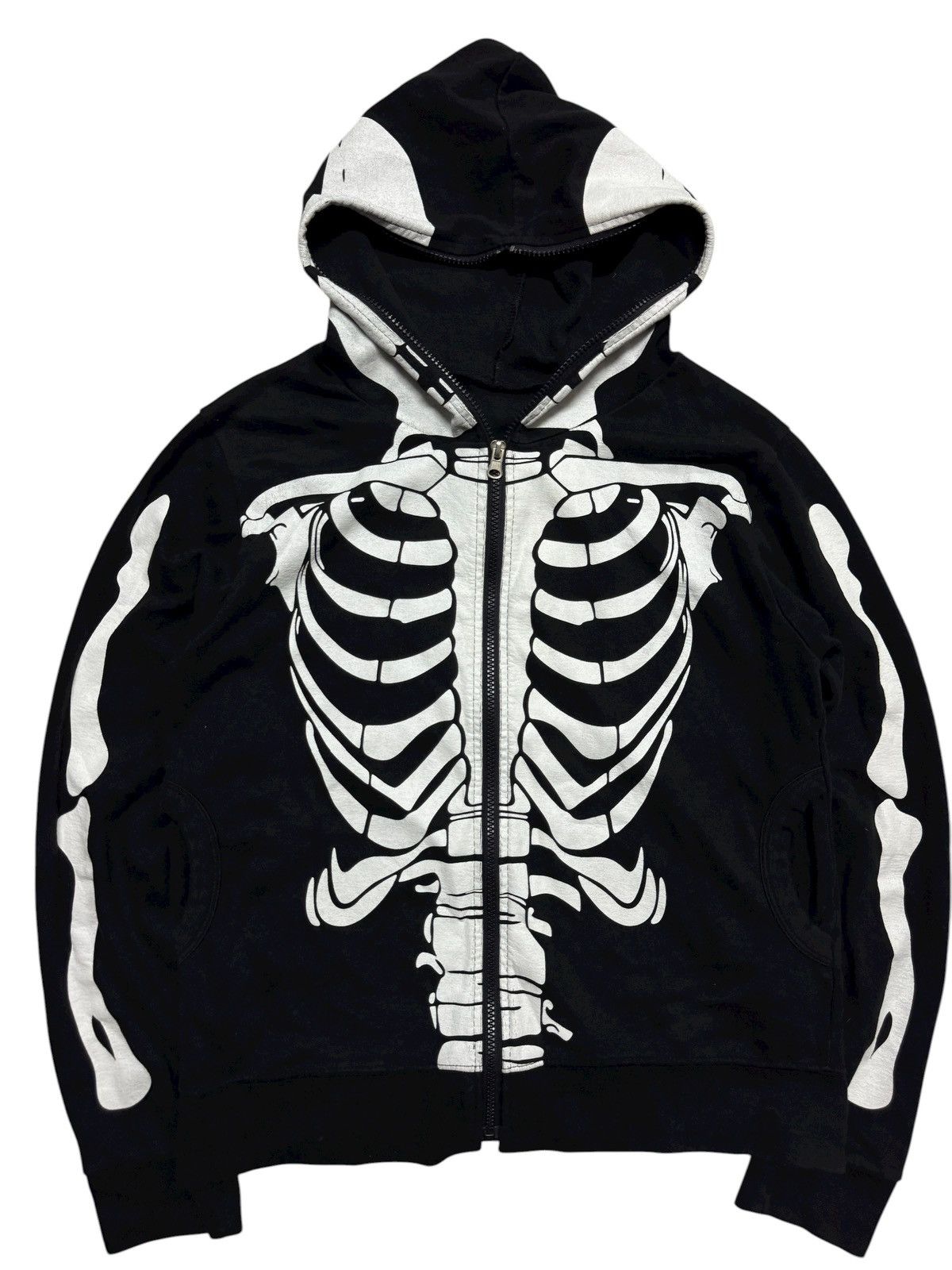 Roen 💥KAPITAL INSPIRED SKELETON BONES FULLY ZIPPER BY JAPANESE Size US S / EU 44-46 / 1 - 1 Thumbnail