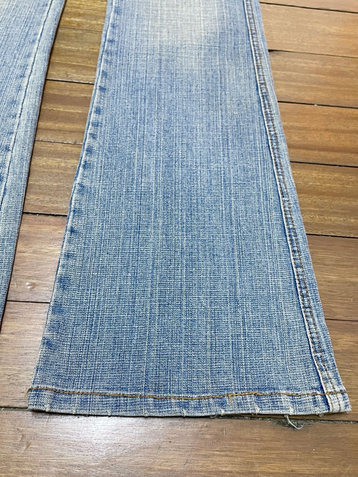 Other Rare Design Vintage Japanese Brand Cache Flared Jeans 2000s Size US 26 / EU 42 - 6 Thumbnail