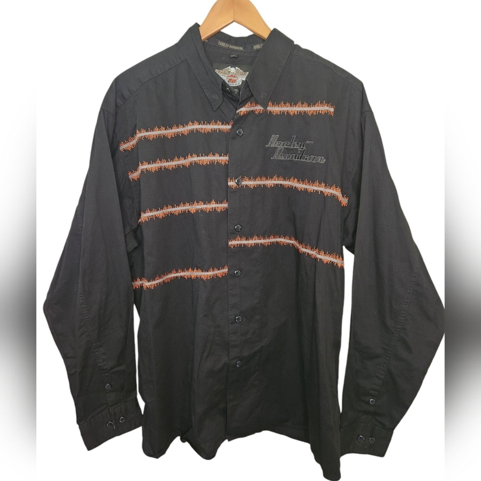 Harley Davidson Harley Davidson mens button down shirt XL Size US XL / EU 56 / 4 - 1 Thumbnail