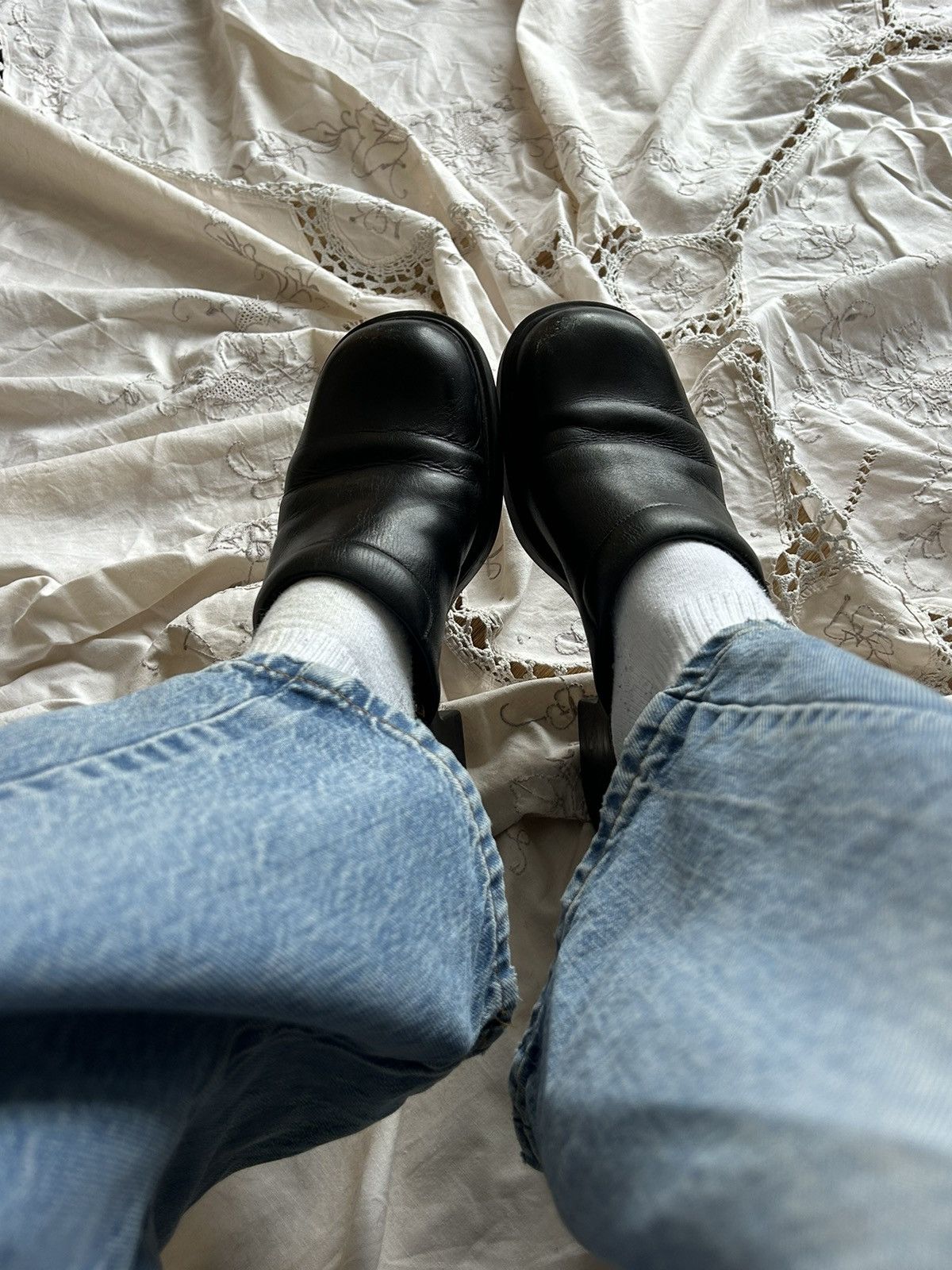 Nine West × Vintage Amazing Leather Heels Boots Nine West Vintage Y2K Size US 7 / IT 37 - 2 Thumbnail