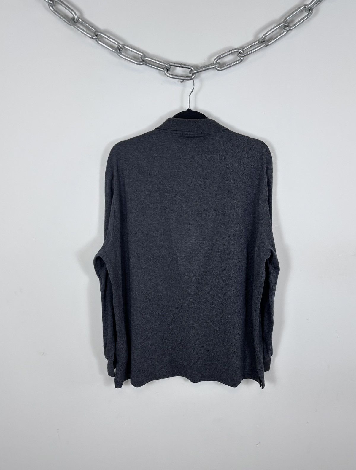 Polo Ralph Lauren Polo Ralph Lauren Men’s Slim Fit Grey Long Sleeve Polo Shirt Size US XL / EU 56 / 4 - 16 Thumbnail