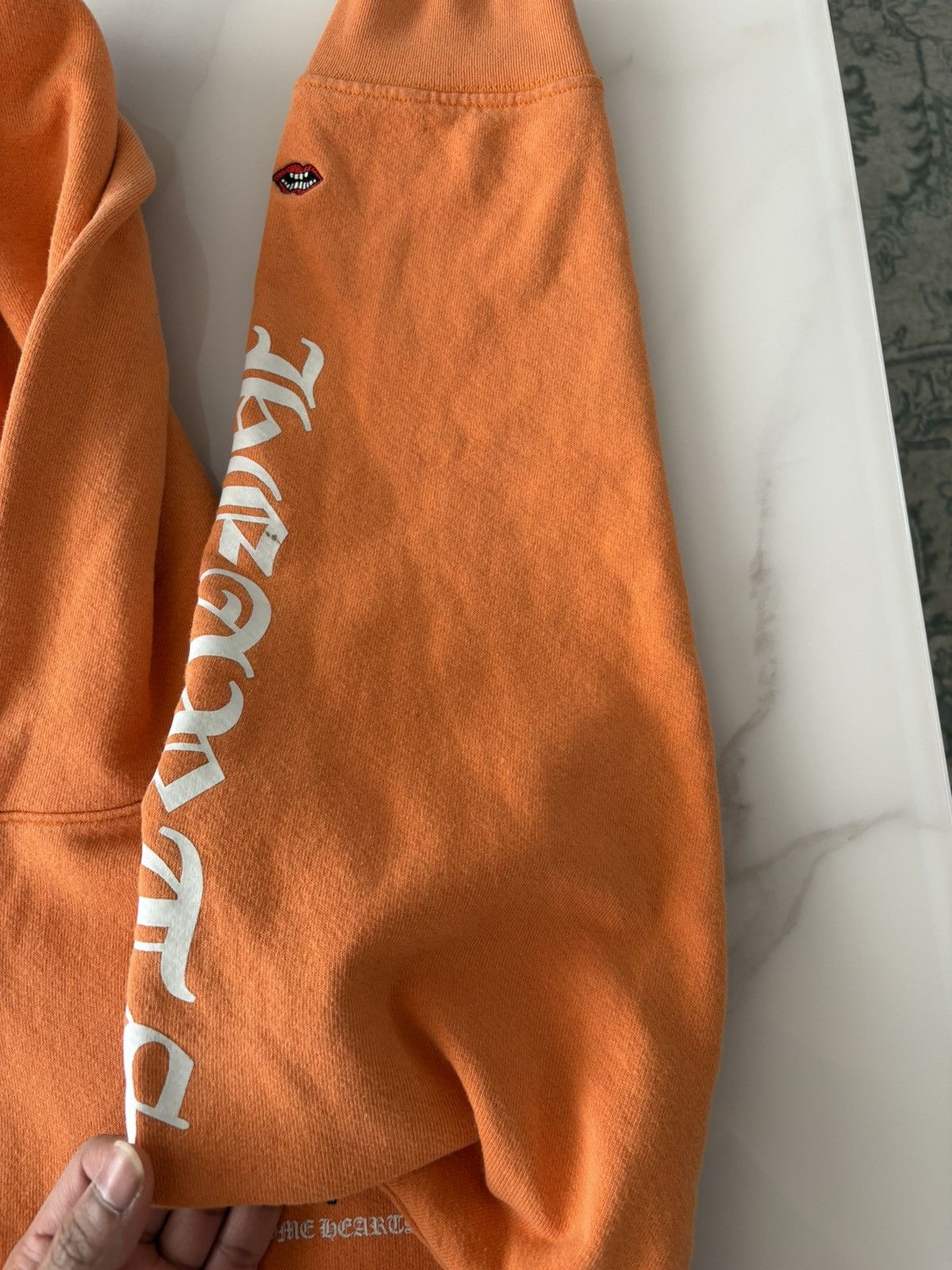Chrome Hearts Chrome matty boy orange large hoodie Size US L / EU 52-54 / 3 - 16 Thumbnail