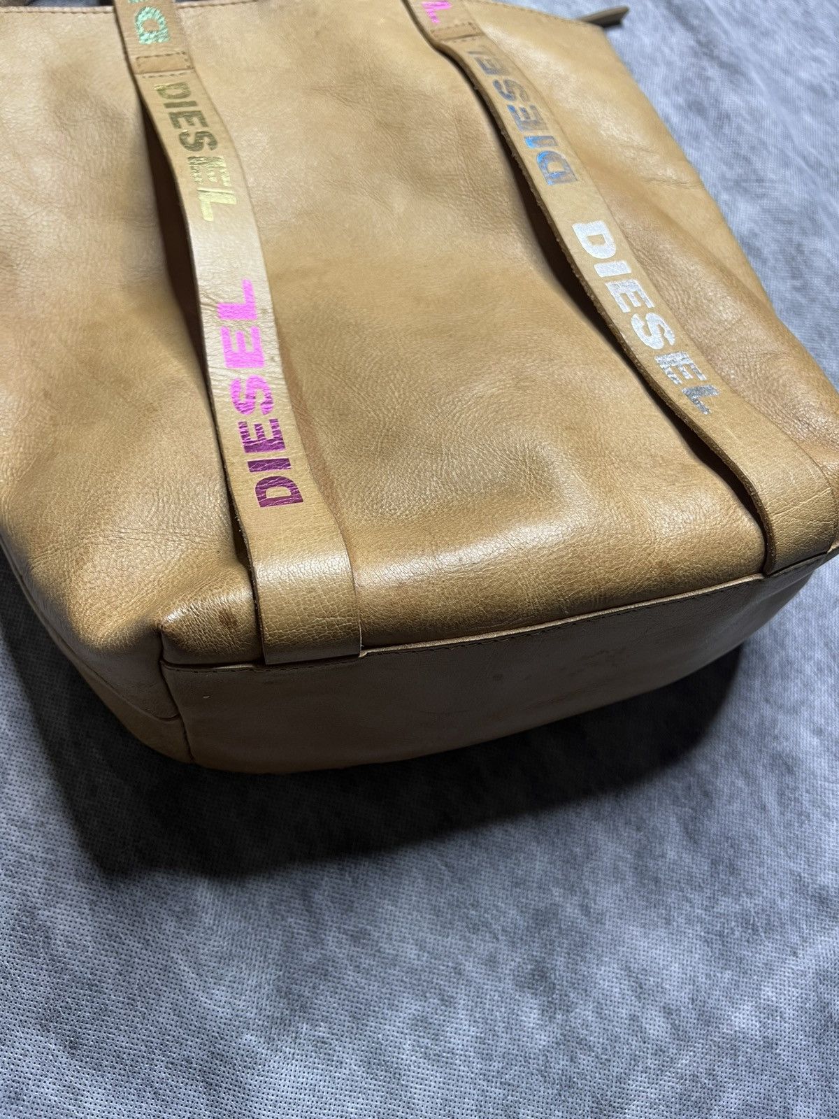 Diesel Vintage Y2K Diesel Leather Bag Size ONE SIZE - 4 Thumbnail