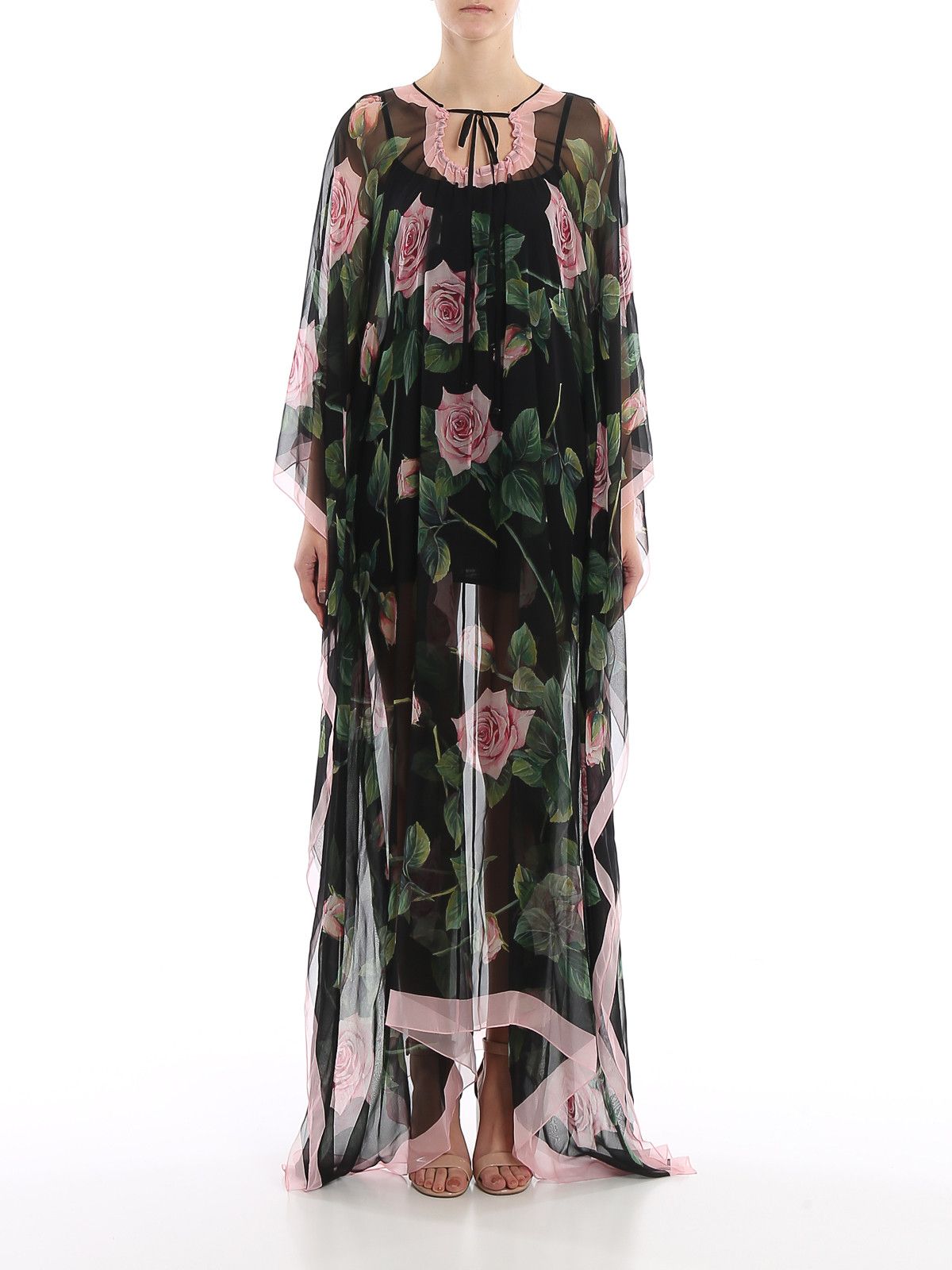 Dolce & Gabbana o1y0825 Maxi Dress in Multicolor Size XS / US 0-2 / IT 36-38 - 2 Thumbnail