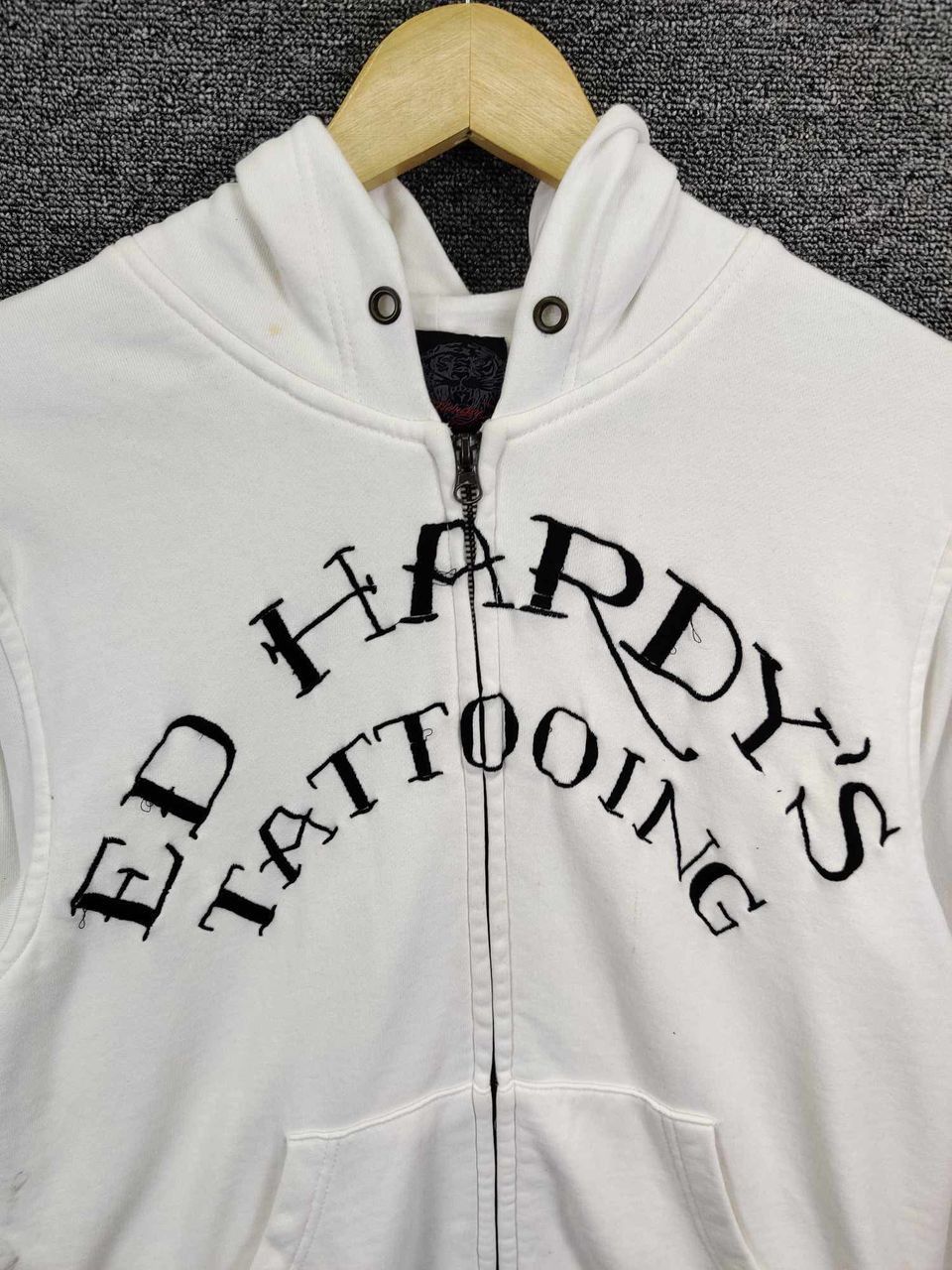 Ed Hardy Vintage Ed Hardy Christian Audigier Eagle Flag Hoodie Size US S / EU 44-46 / 1 - 9 Thumbnail