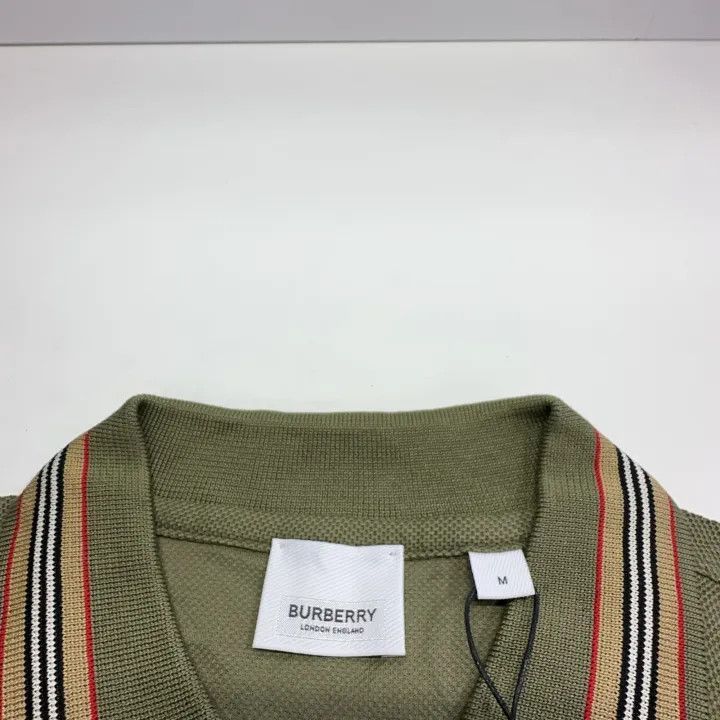 Burberry Burberry Burberry FW21 Logo Stripe Polo Shirt for Men-2507 Size US M / EU 48-50 / 2 - 4 Thumbnail