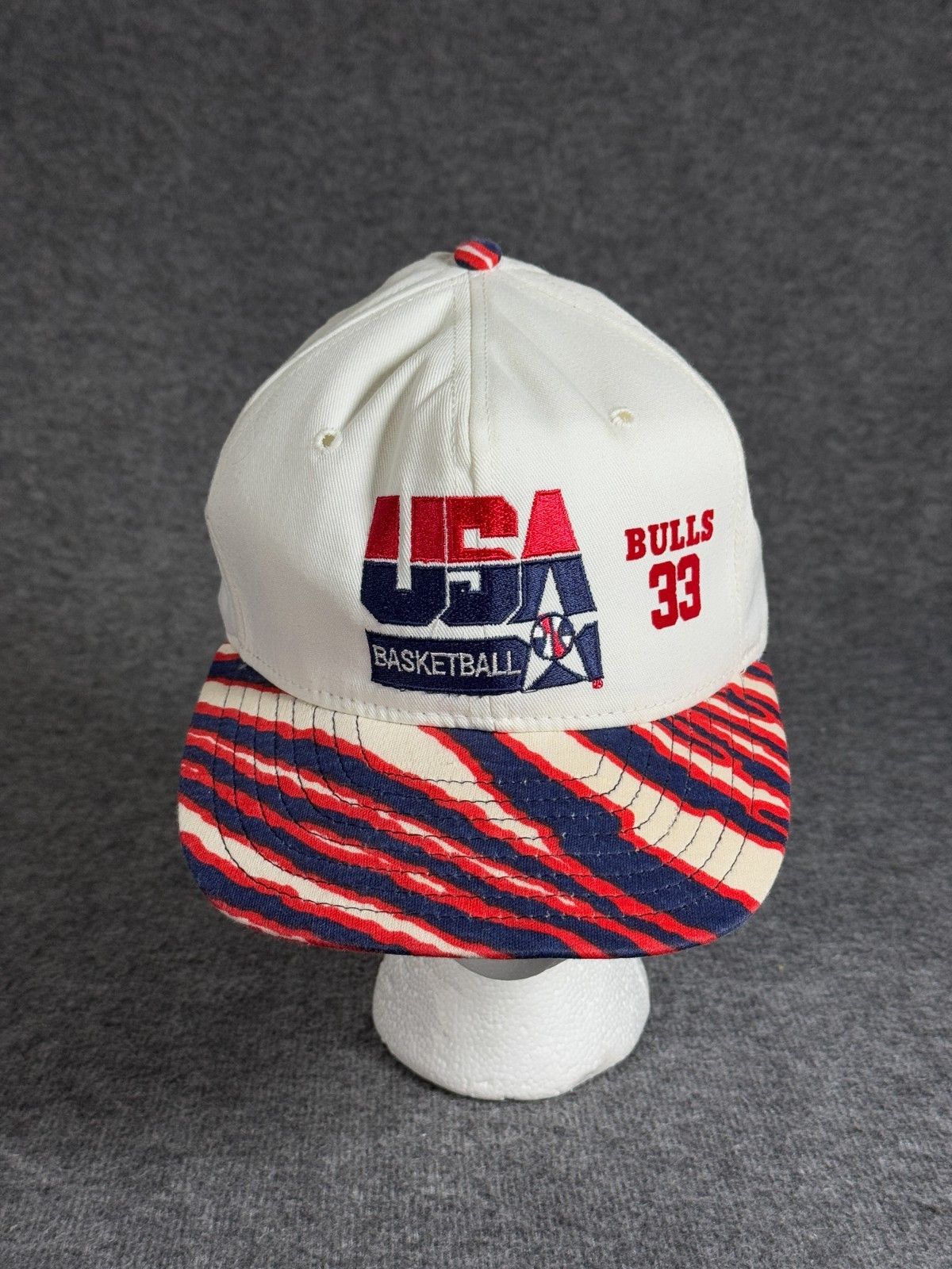 NBA Vintage USA Dream Team Scottie Pippen Snapback Hat Rare Size ONE SIZE - 5 Thumbnail