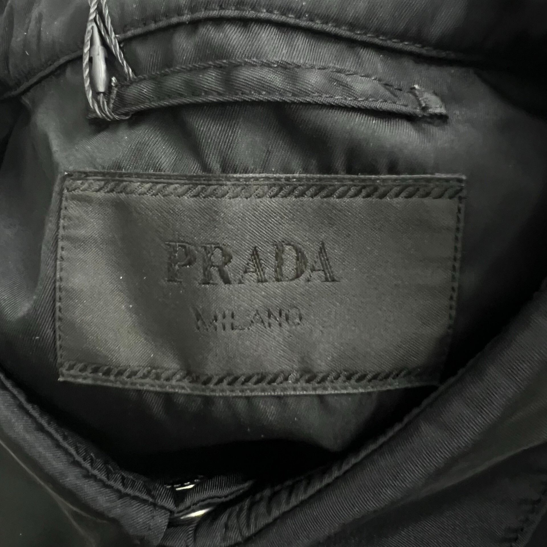 Prada prada black re-nylon jacket with logo Size US XL / EU 56 / 4 - 3 Thumbnail