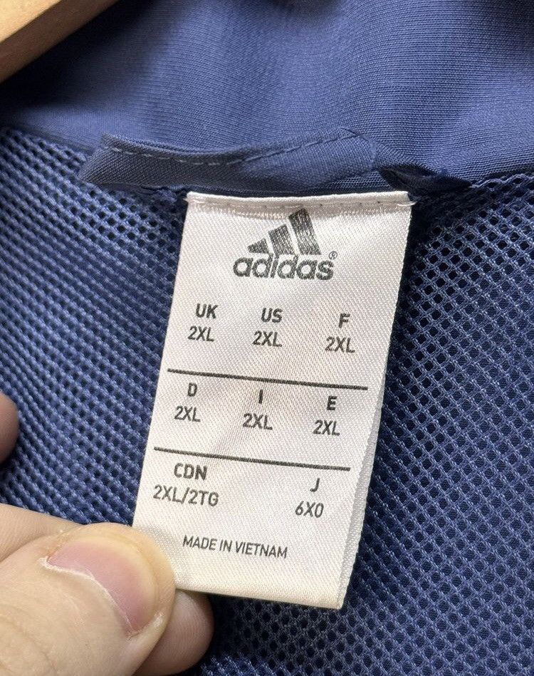 Adidas × Vintage Adidas Olympique Lyon Zip Sweatshirt Jersey Soccer 2015 Size US XL / EU 56 / 4 - 5 Thumbnail