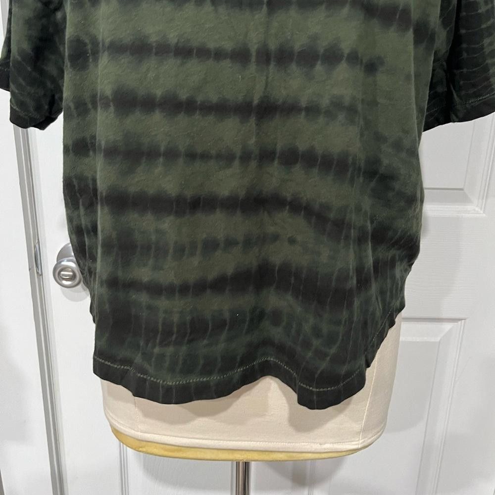 Designer Athleta Women's Green Round Neck Short Sleeve Tee Tie Dye Size S / US 4 / IT 40 - 4 Thumbnail