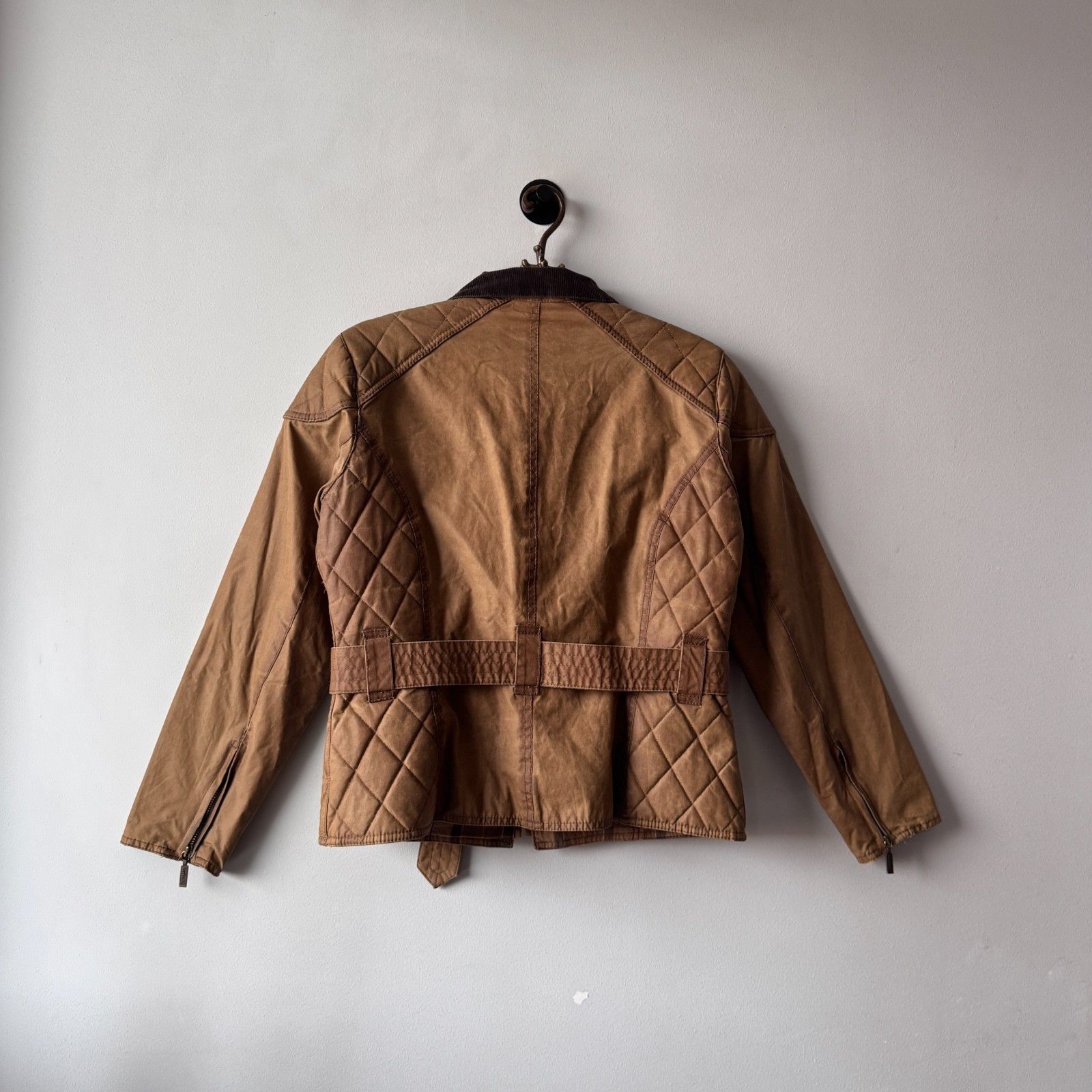 Barbour Barbour International Tartan Wax Biker Jacket Vintage Size M / US 6-8 / IT 42-44 - 19 Thumbnail