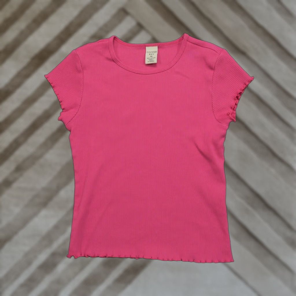 Vintage VINTAGE Copper Key Thermal Shirt Womens PS Pink 16 Y2K Cotton Regular Long Sleeve Pullover T-Shirt Boys Girls? Size S / US 4 / IT 40 - 1 Thumbnail