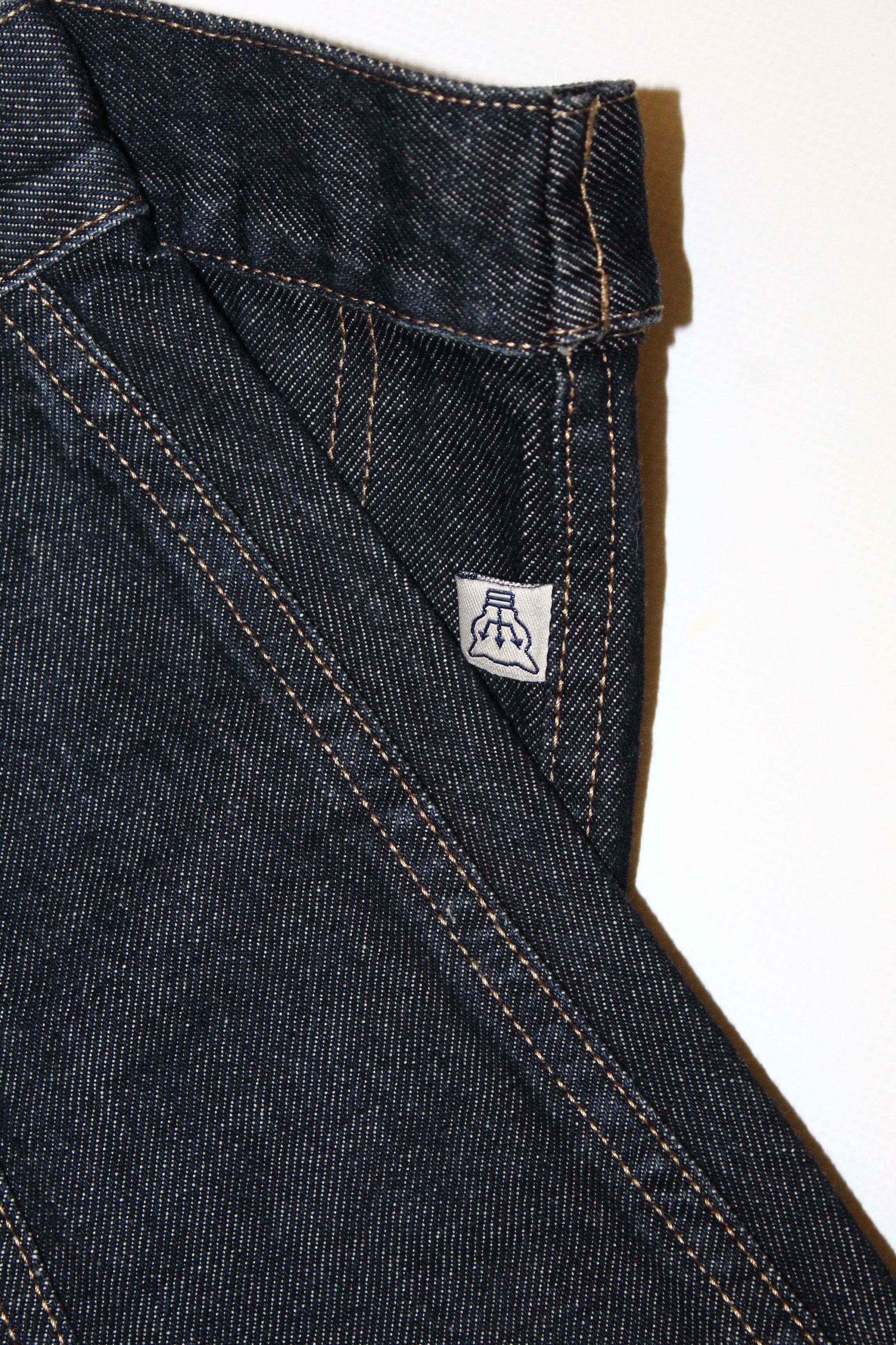 Japanese Brand 💥 Mooks Australia 16oz Raw Denim Work Trucker Jacket Size US M / EU 48-50 / 2 - 8 Thumbnail