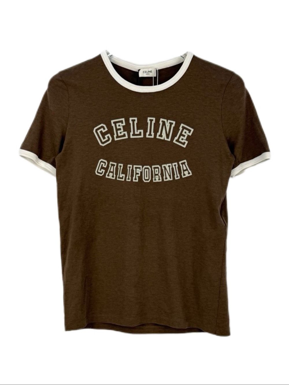 Celine Celine California Logo T-Shirt XS Size XS / US 0-2 / IT 36-38 - 1 Thumbnail