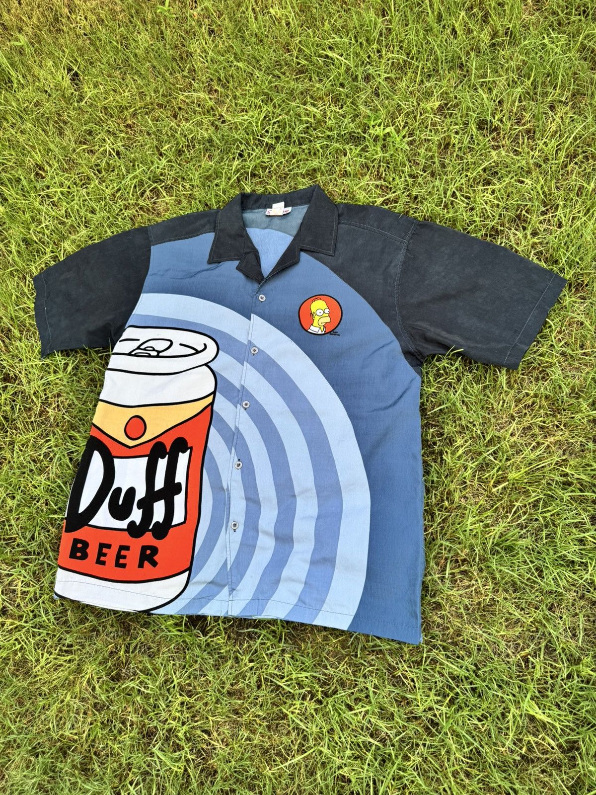 The Simpsons The Simpsons Duff Beer Fox 2002 Bowling Shirt Size US L / EU 52-54 / 3 - 2 Thumbnail
