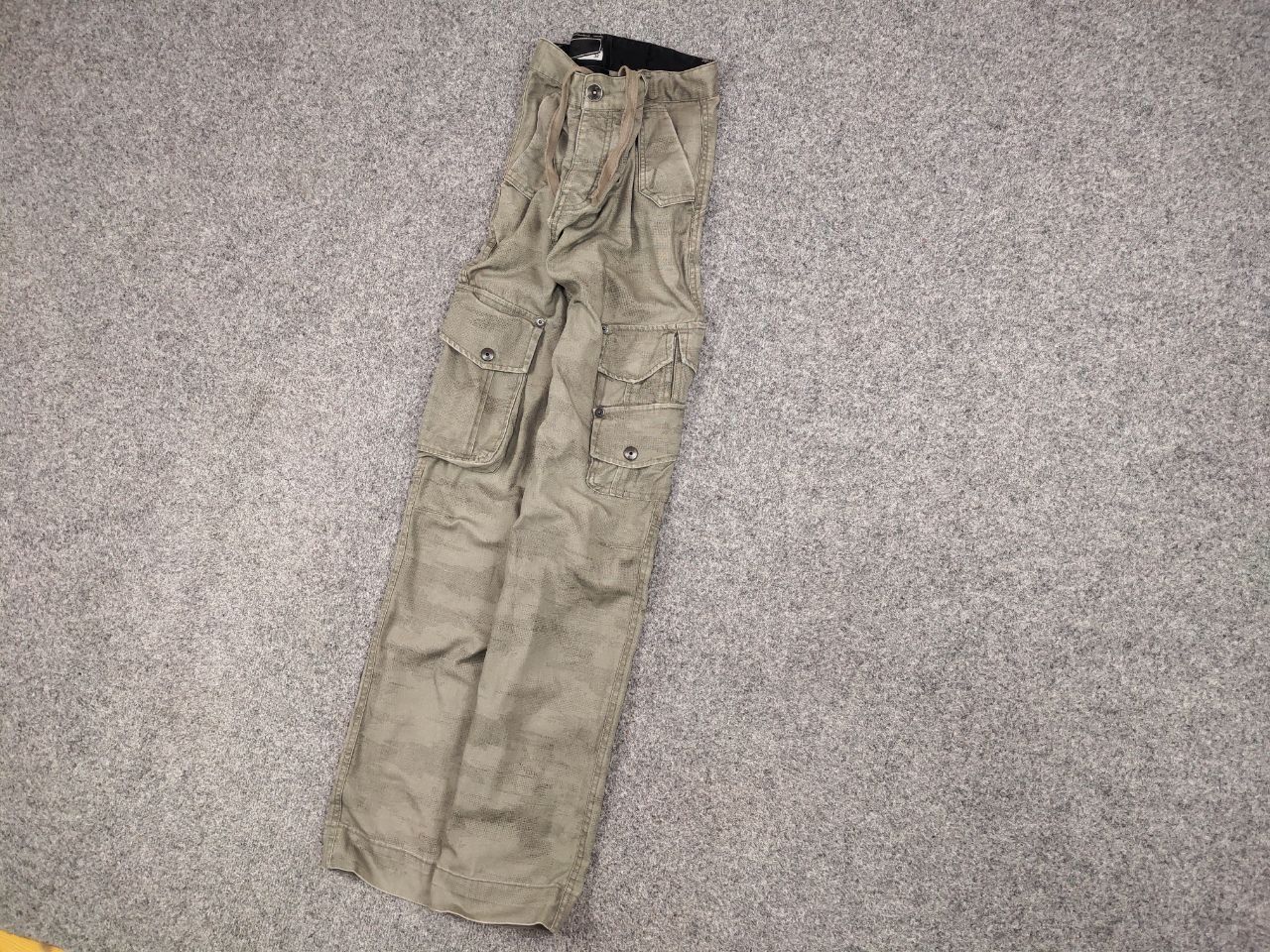 Japanese Brand Vintage 90's junya watanabe style Cargo Baggy camo Pants Size US 33 - 3 Thumbnail