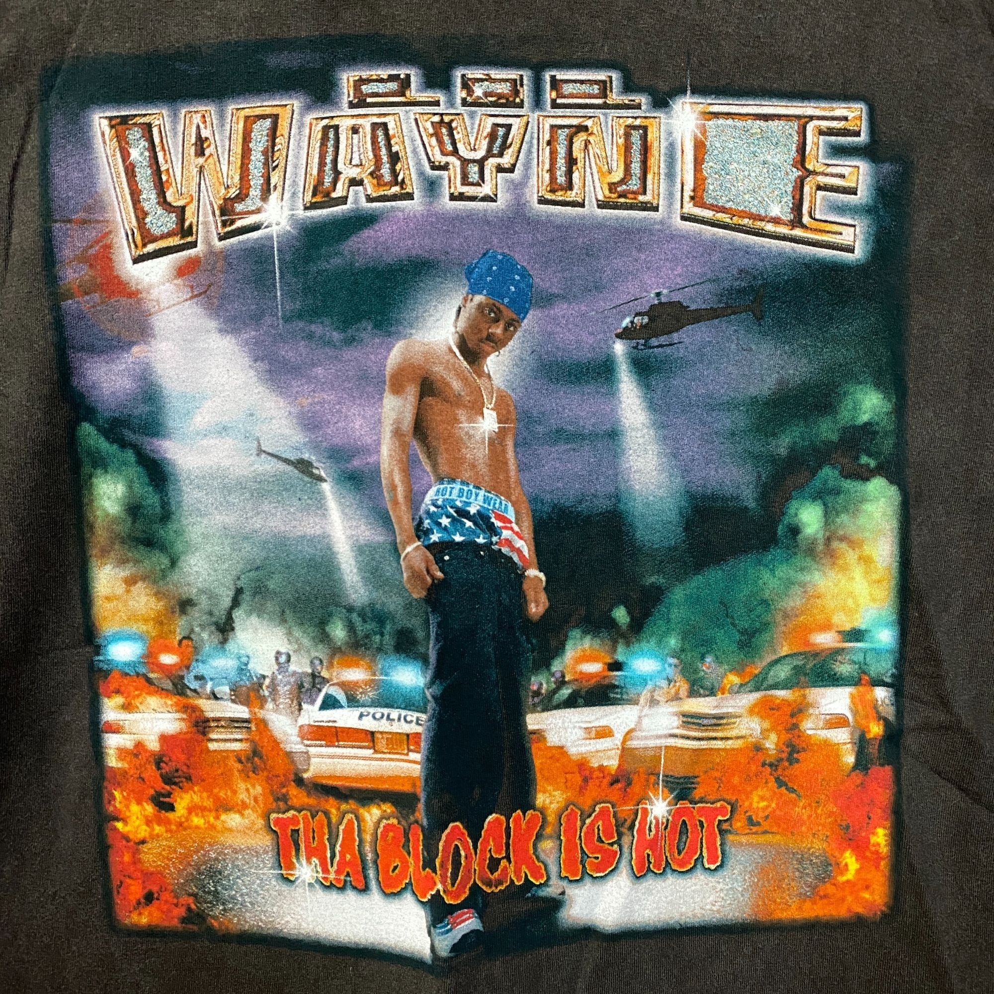 Lil Wayne LiL Wayne The Block Is Hot Rap Tee size Large Size US L / EU 52-54 / 3 - 2 Thumbnail